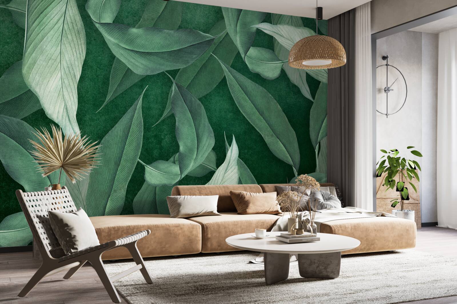 Fototapeta liście paproci są zielone