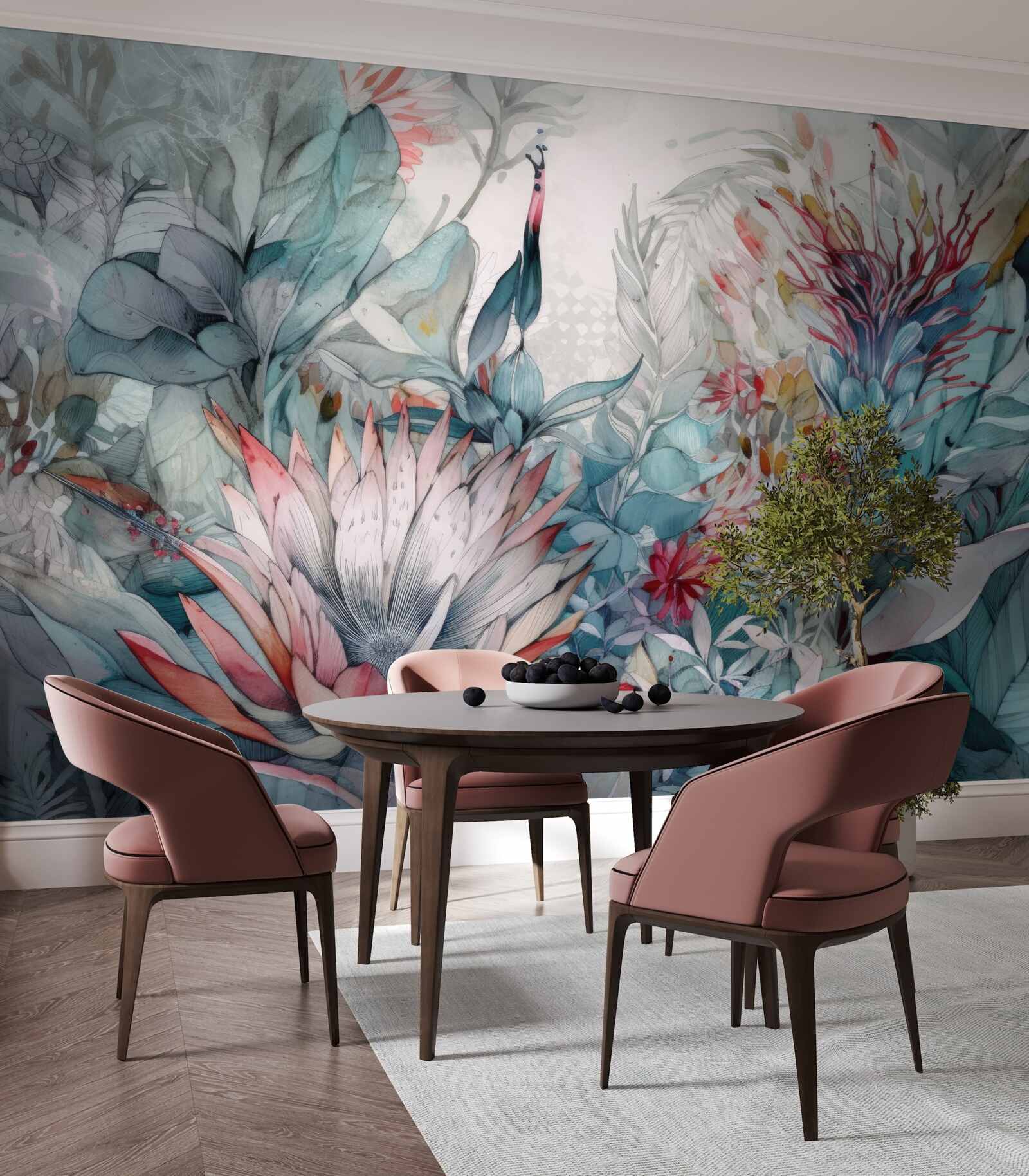 Fototapeta rośliny w lasach tropikalnych