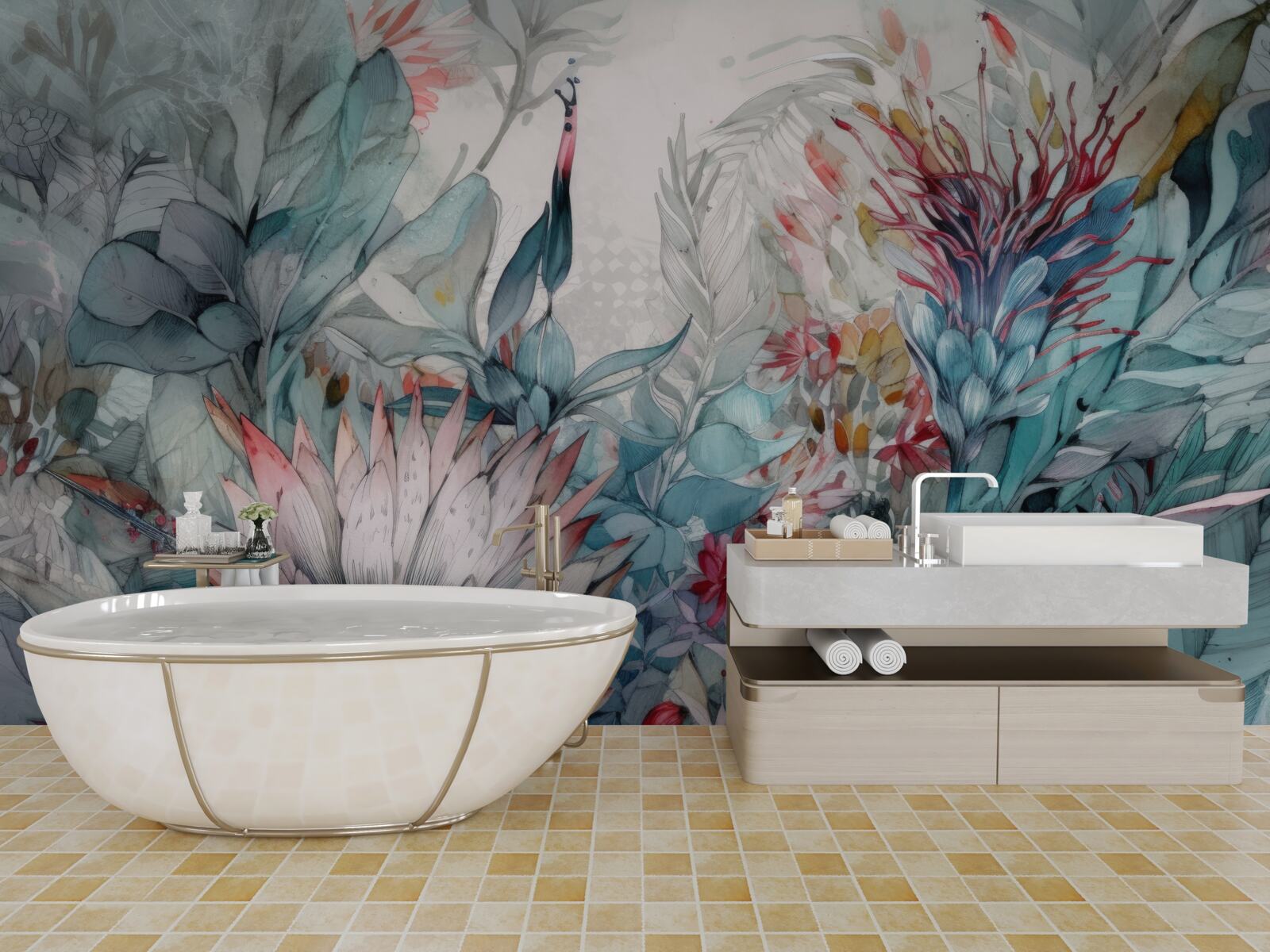 Fototapeta rośliny w lasach tropikalnych