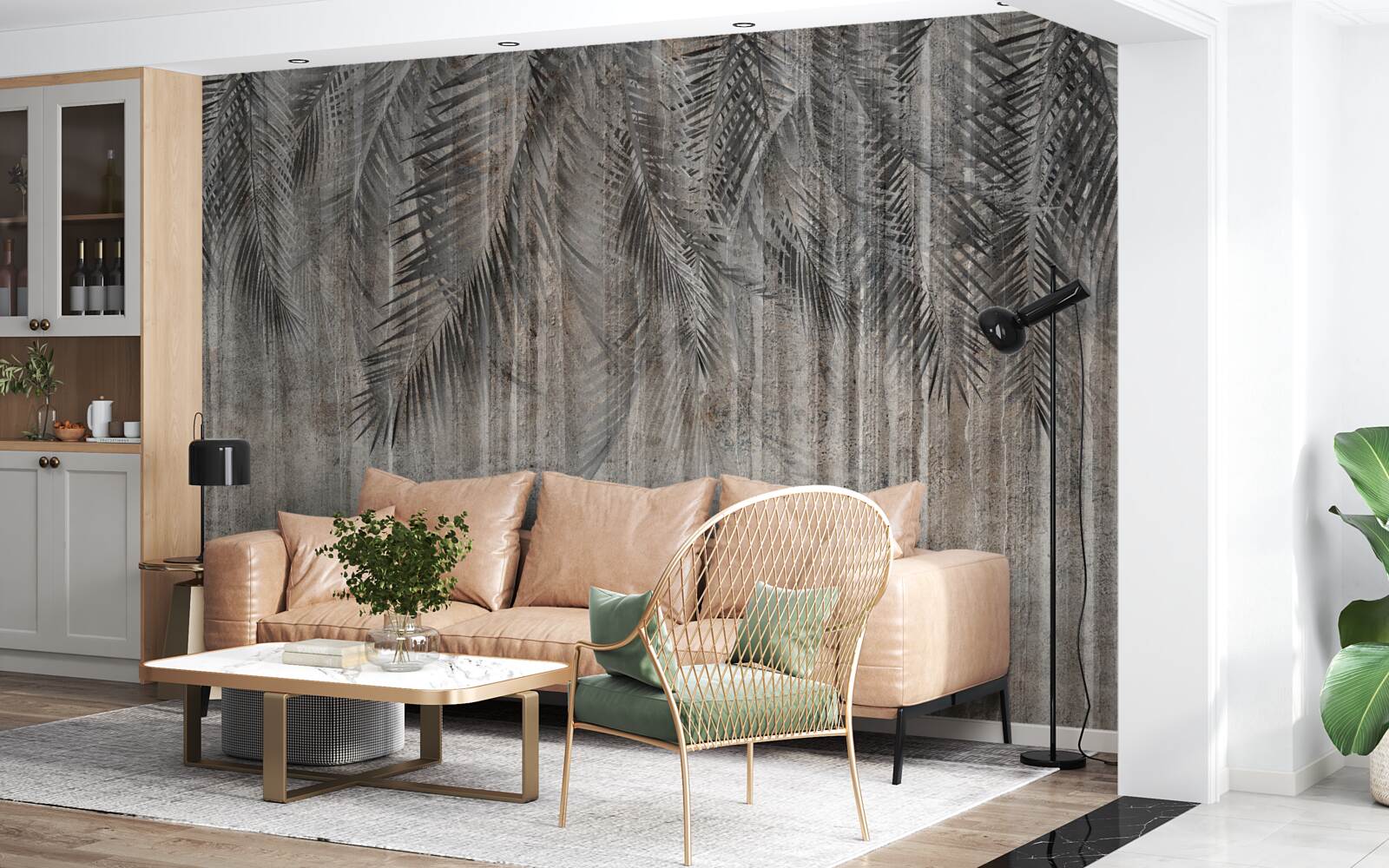 Fototapeta liście drzew iglastych opadają