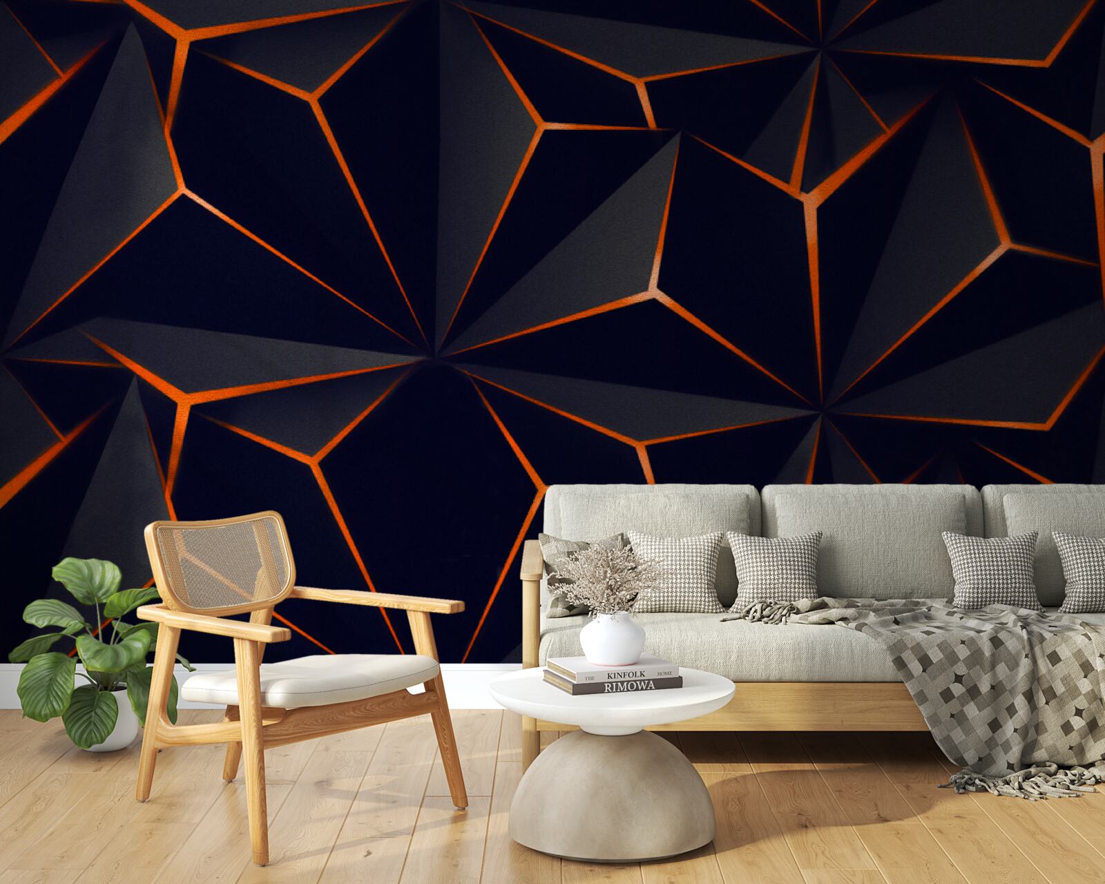 Fototapeta piramidy są czarne z czerwonymi krawędziami