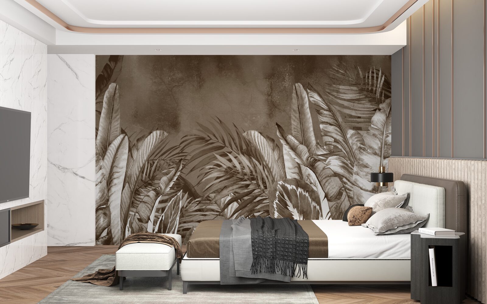 Fototapeta las deszczowy czeka na deszcz