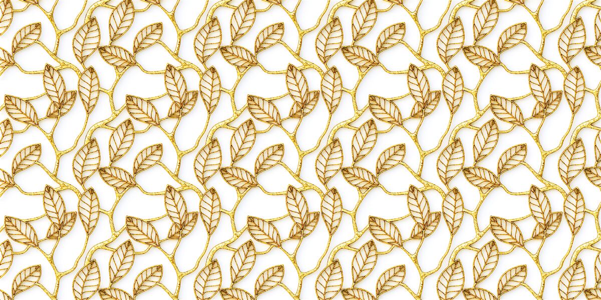 Fototapeta tekstura złotych liści