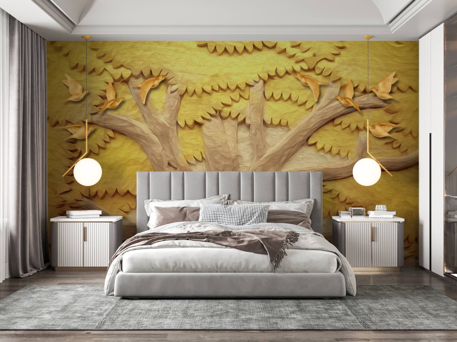 Fototapeta bujne liście drzewa