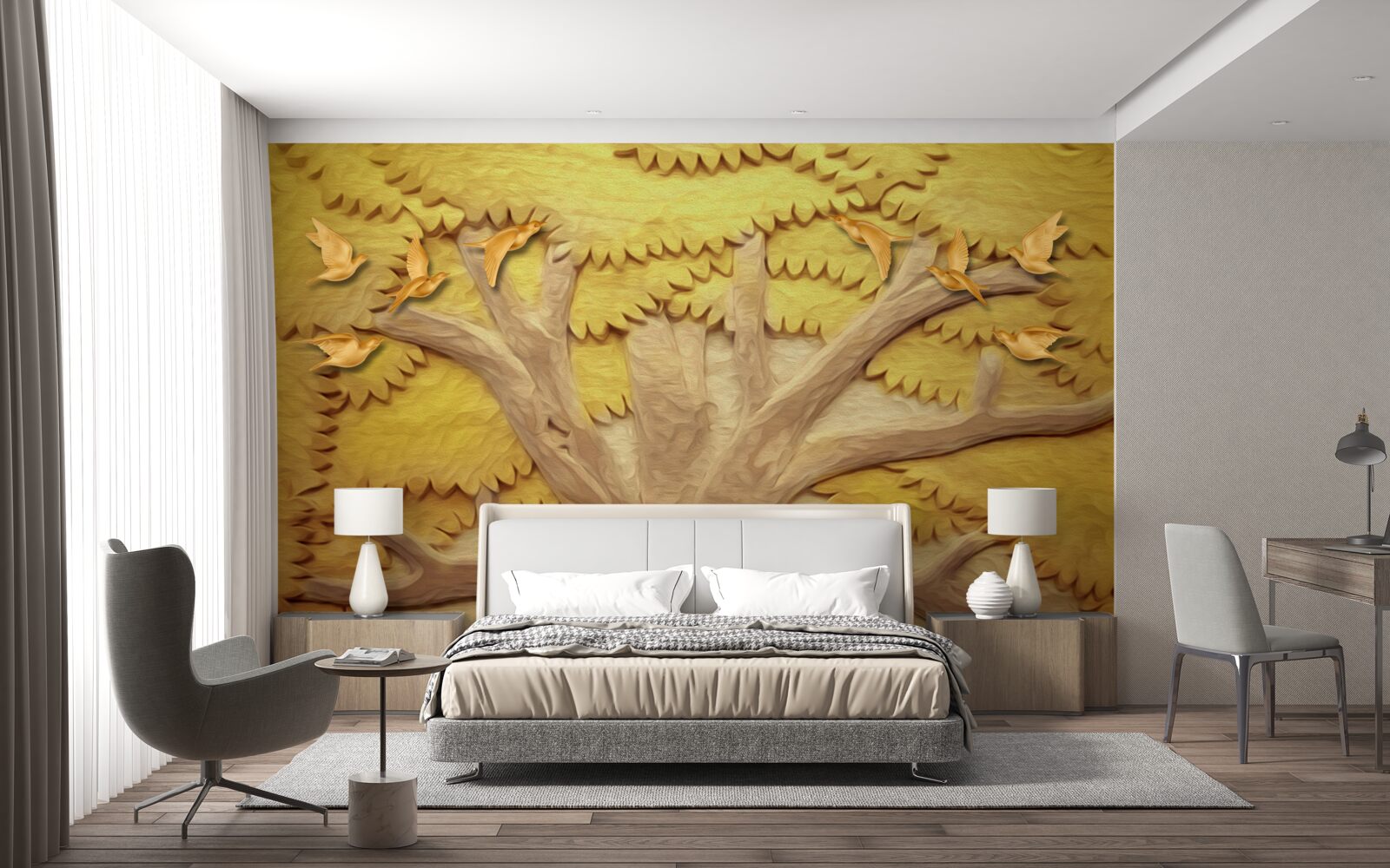 Fototapeta bujne liście drzewa