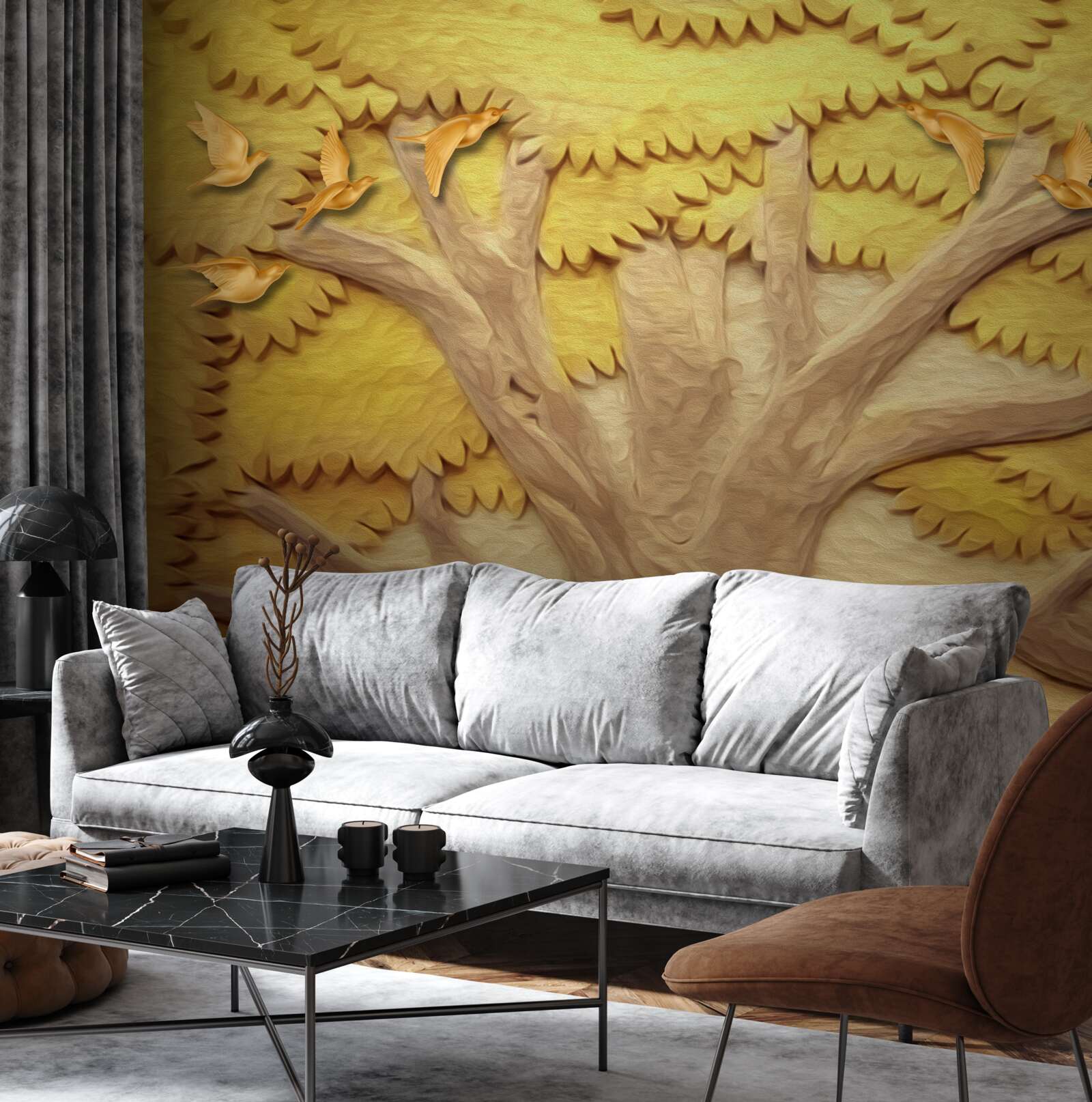 Fototapeta bujne liście drzewa