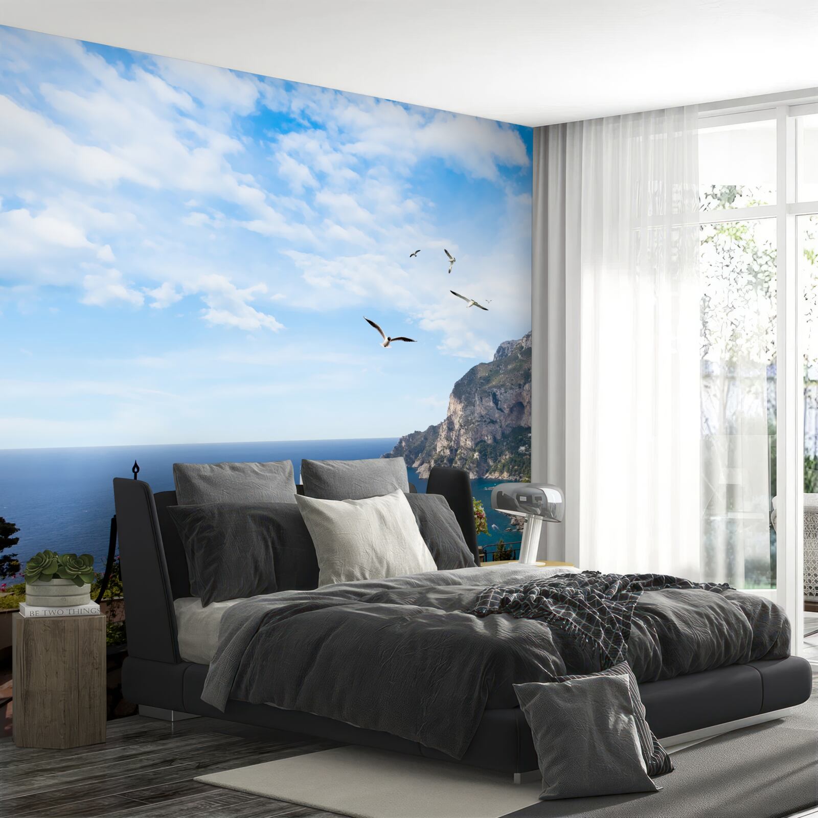 Fototapeta ocean i góry w krajobrazie