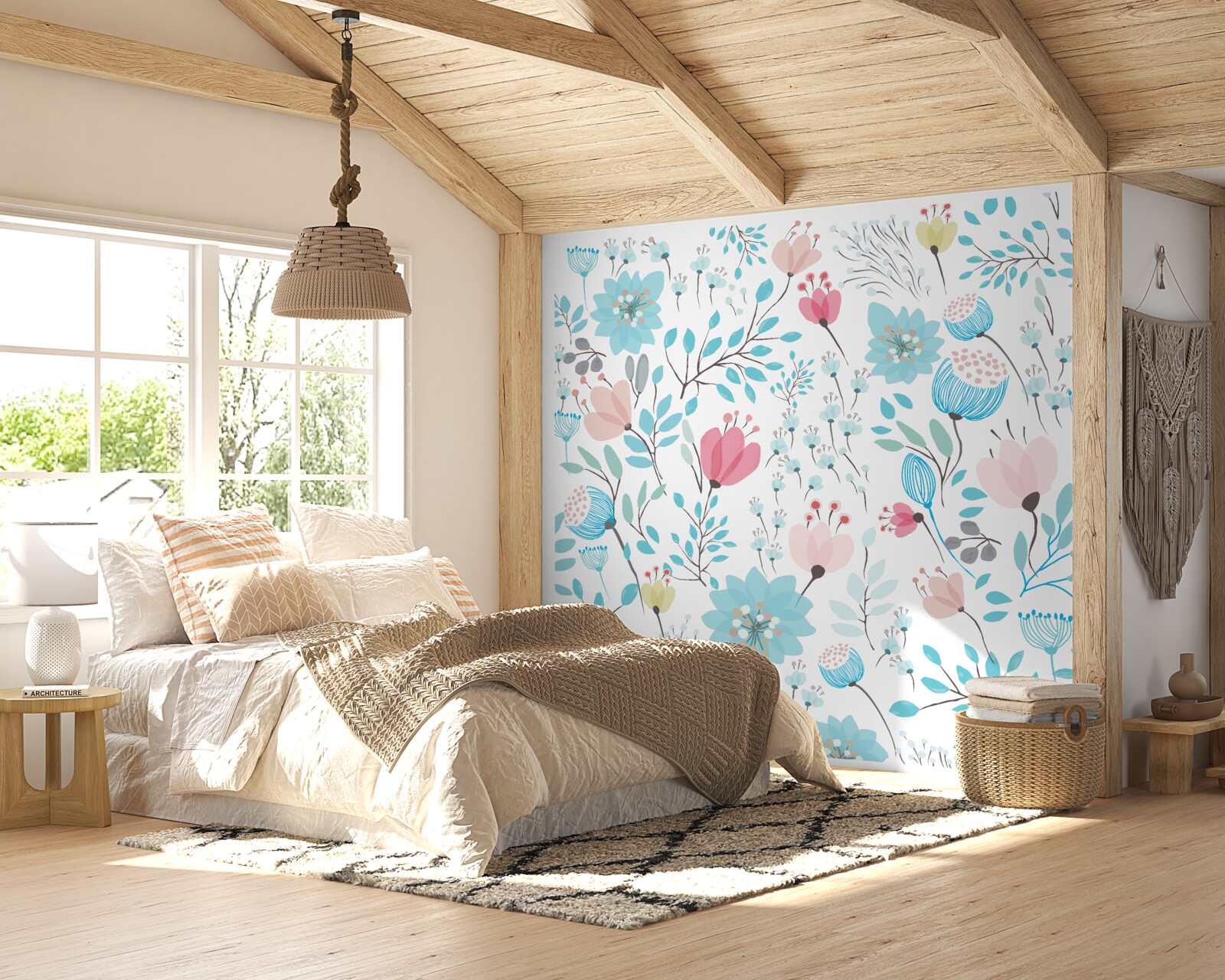 Fototapeta połączenie bogatych niebieskich kolorów