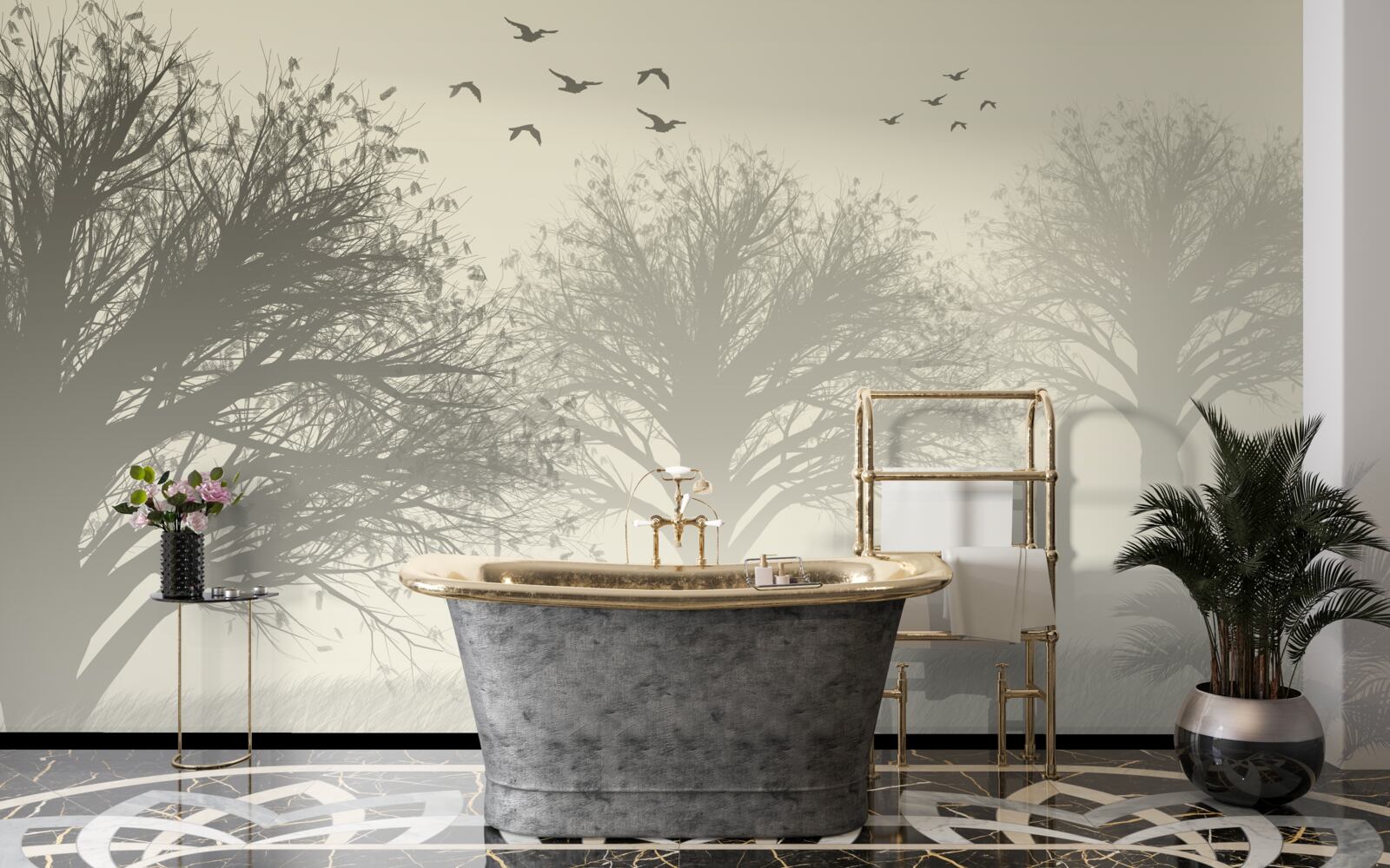 Fototapeta ptaki odlatują na zimę