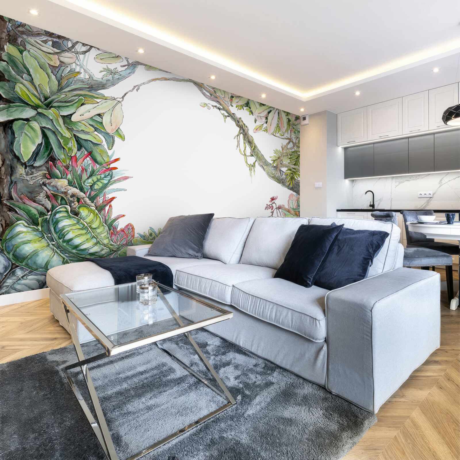 Fototapeta bujny zielony las tropikalny