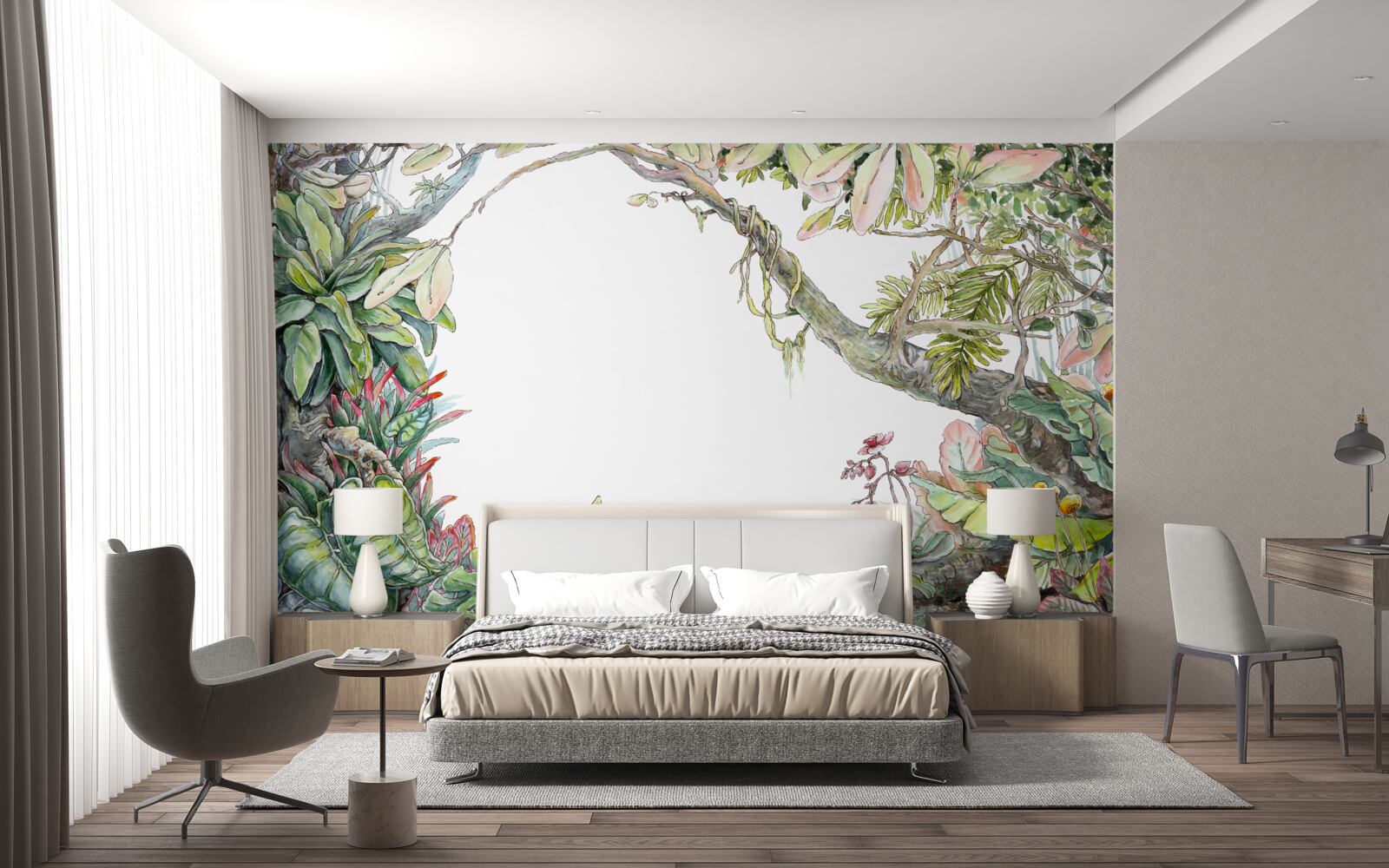 Fototapeta bujny zielony las tropikalny