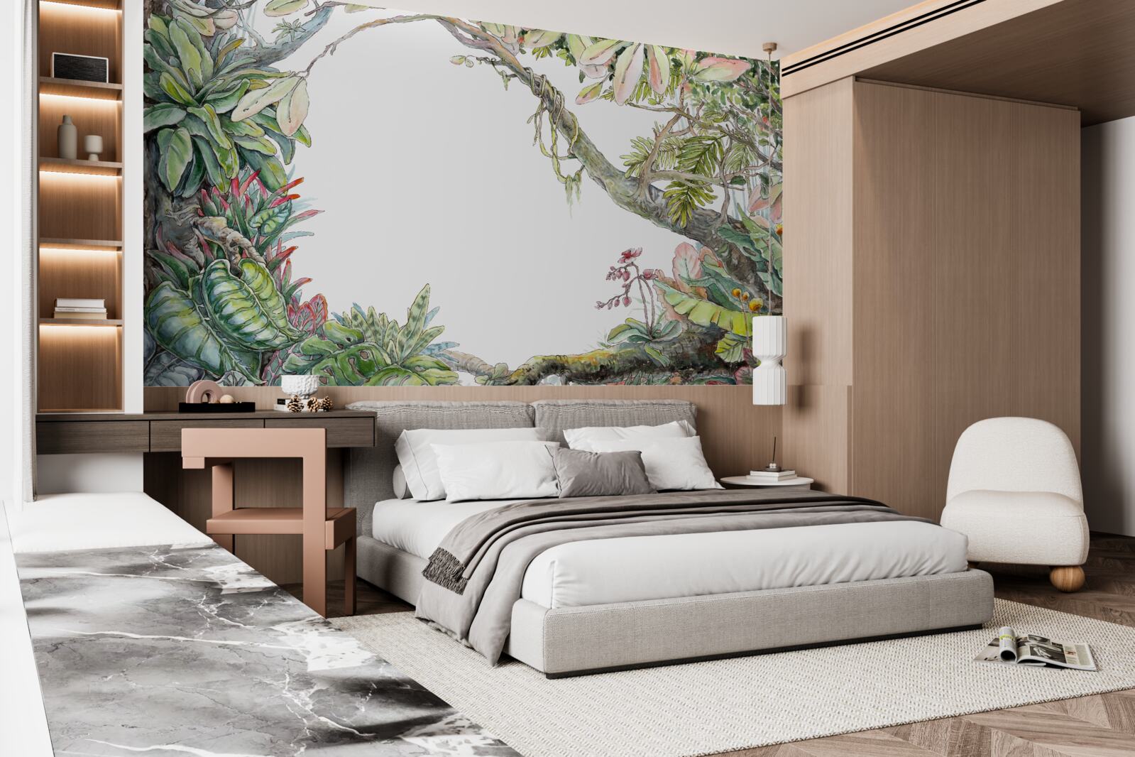 Fototapeta bujny zielony las tropikalny