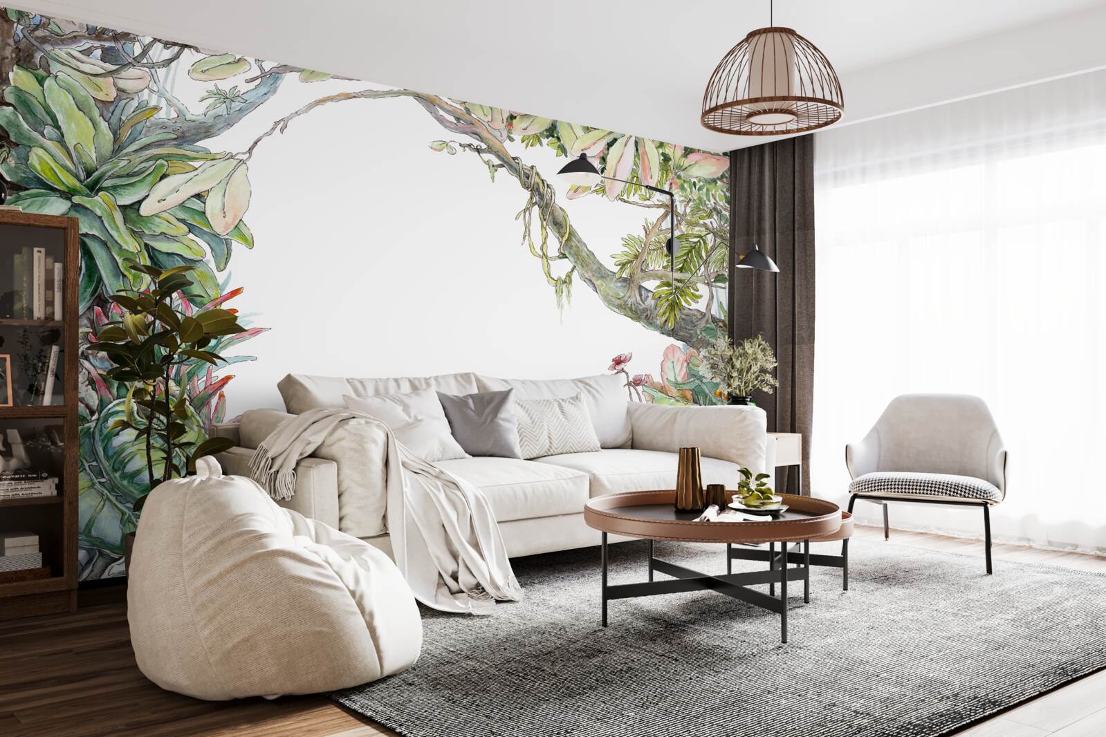 Fototapeta bujny zielony las tropikalny