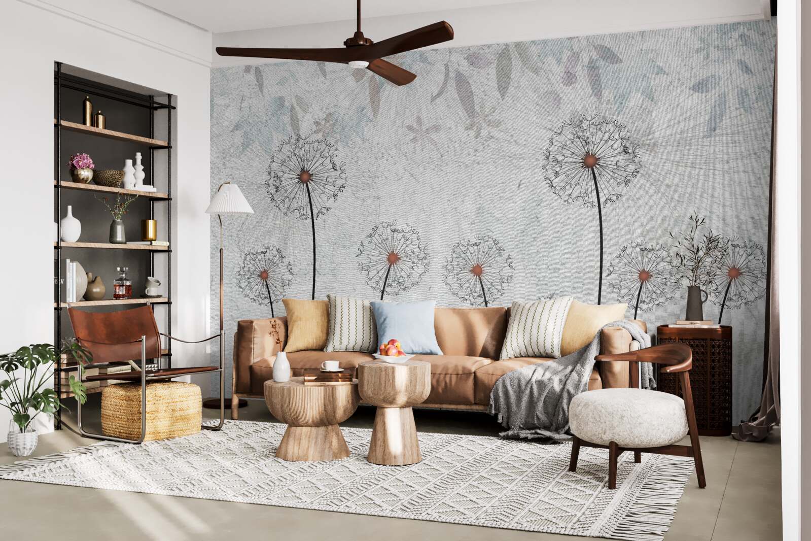 Fototapeta okrągłe mlecze są smukłe