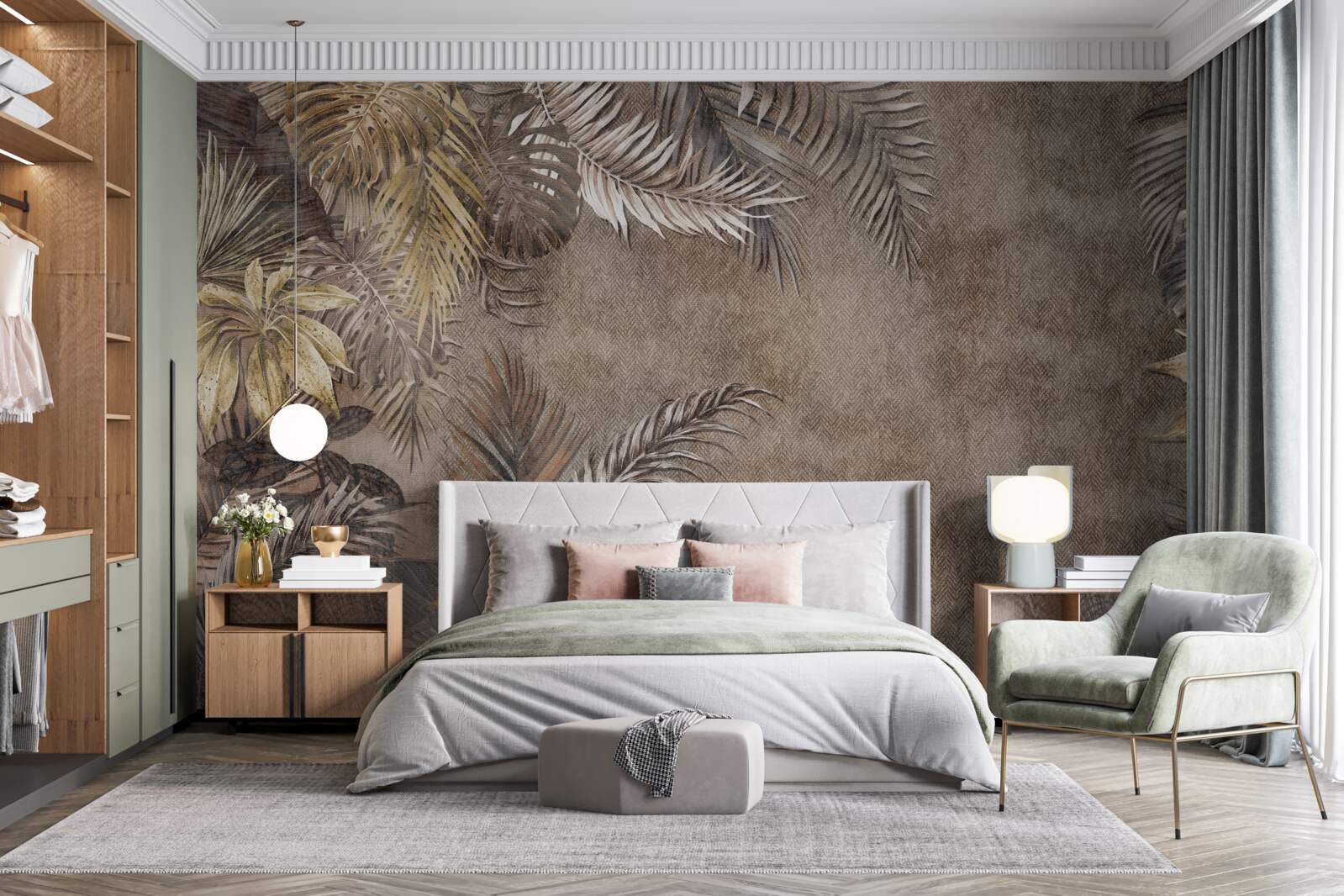 Fototapeta nocne tropiki pod szelestem liści