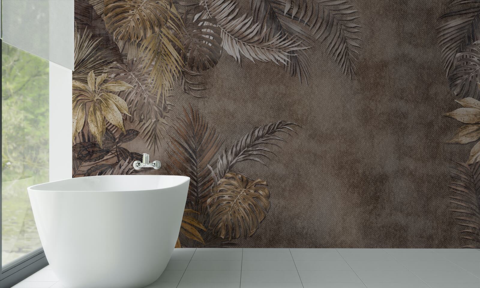 Fototapeta nocne tropiki pod szelestem liści