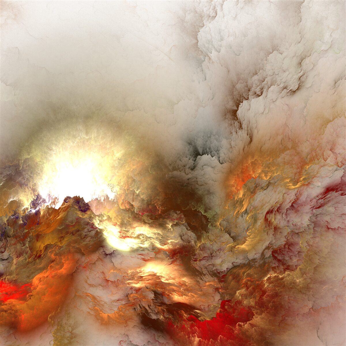 Fototapeta abstrakcja: lawa w deszczu