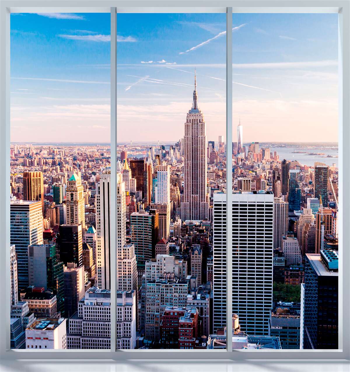 Fototapeta widok na metropolię z okna