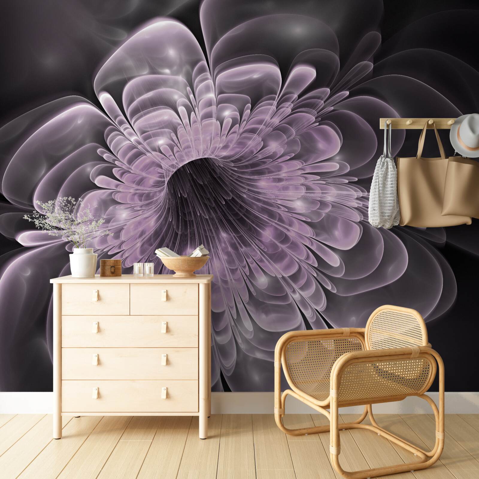 Fototapeta kryształowy pączek kwiatowy