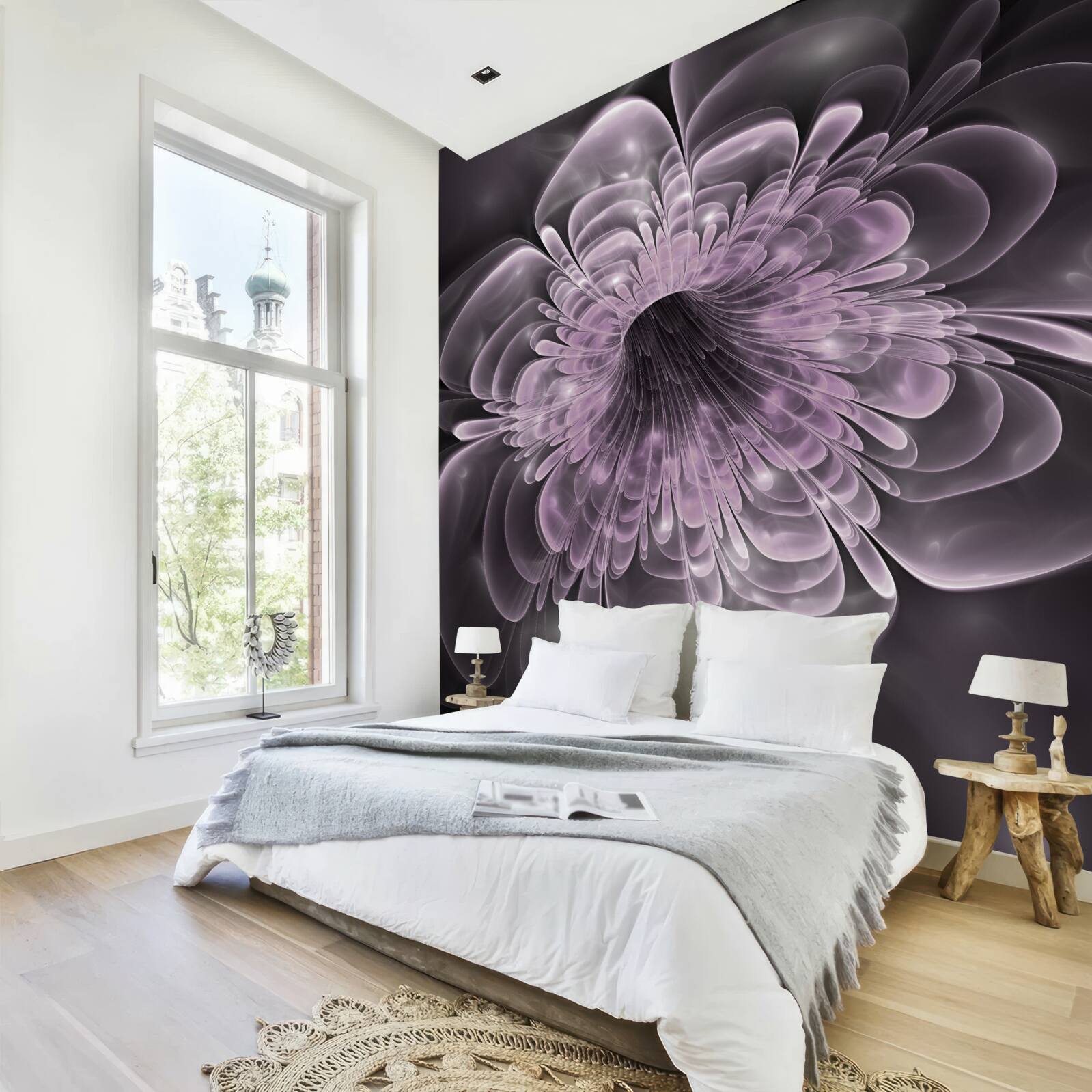 Fototapeta kryształowy pączek kwiatowy