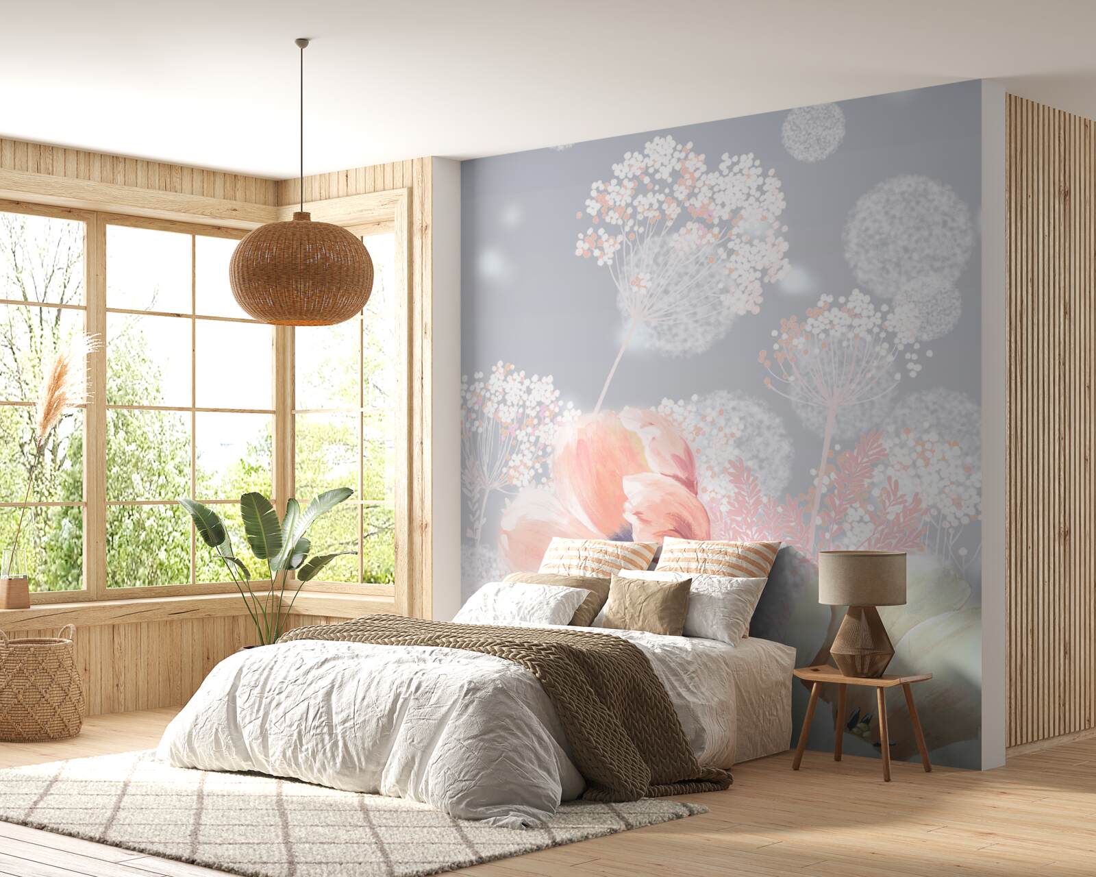 Fototapeta delikatne letnie kwiaty