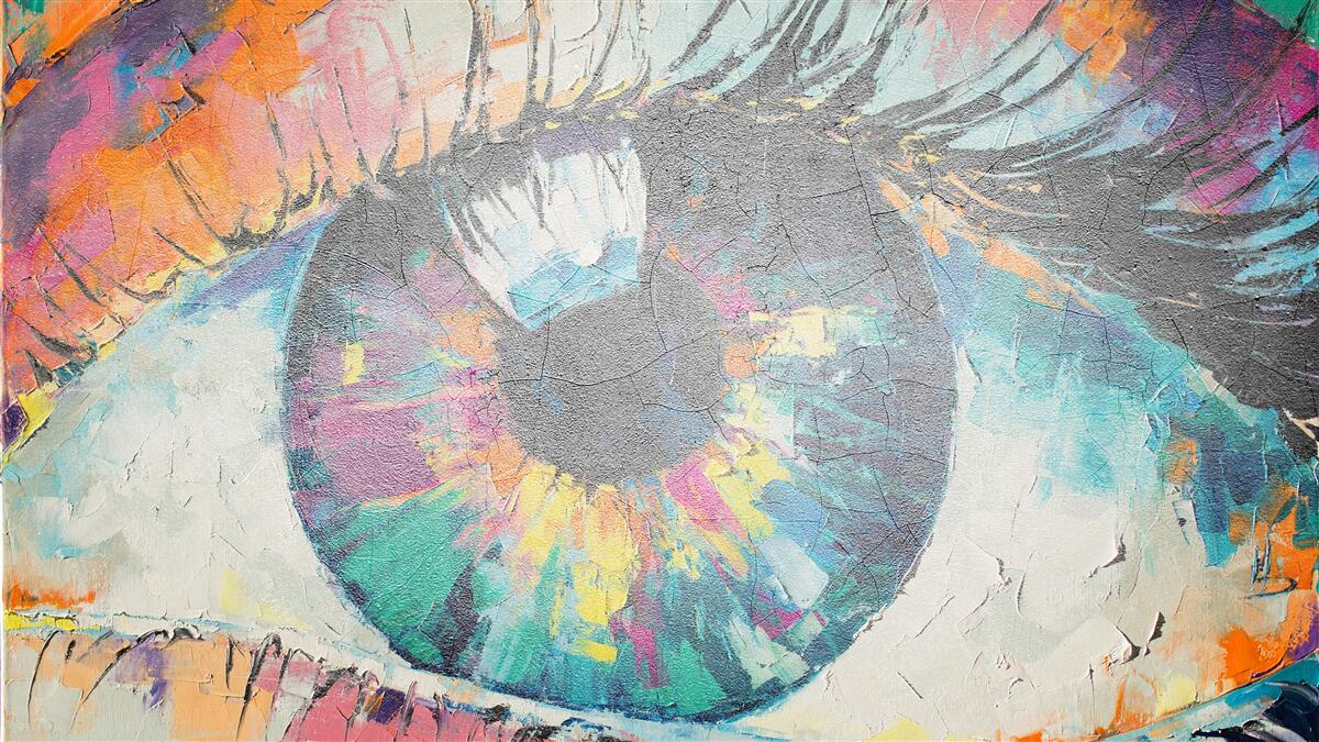 Fototapeta zbliżenie źrenicy oka