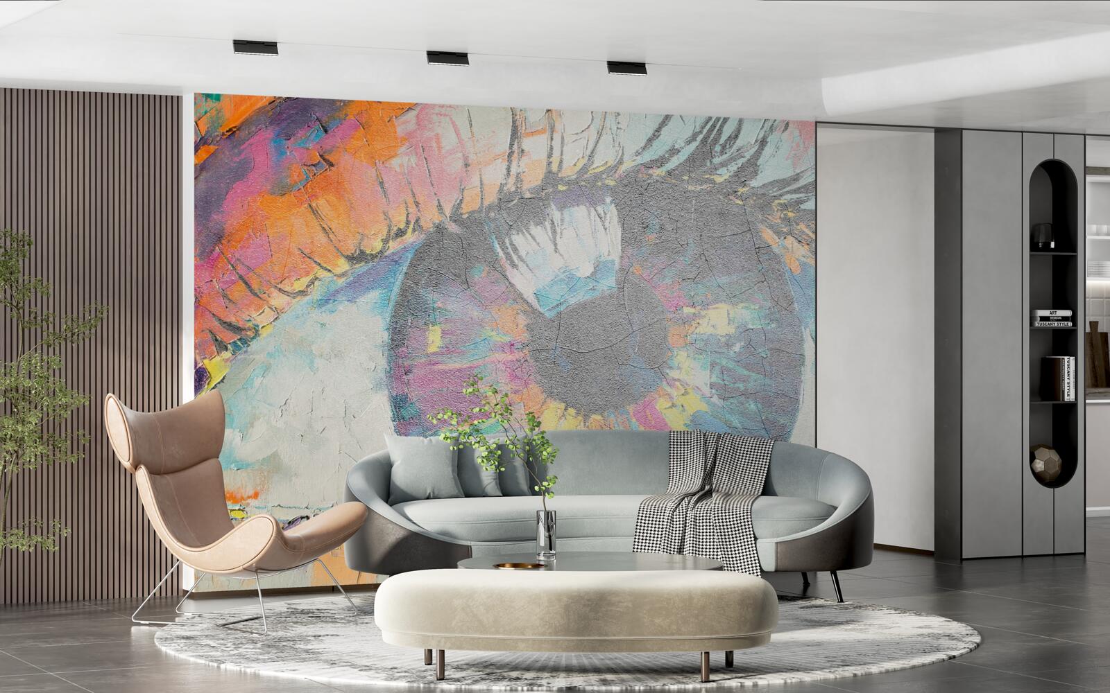 Fototapeta zbliżenie źrenicy oka