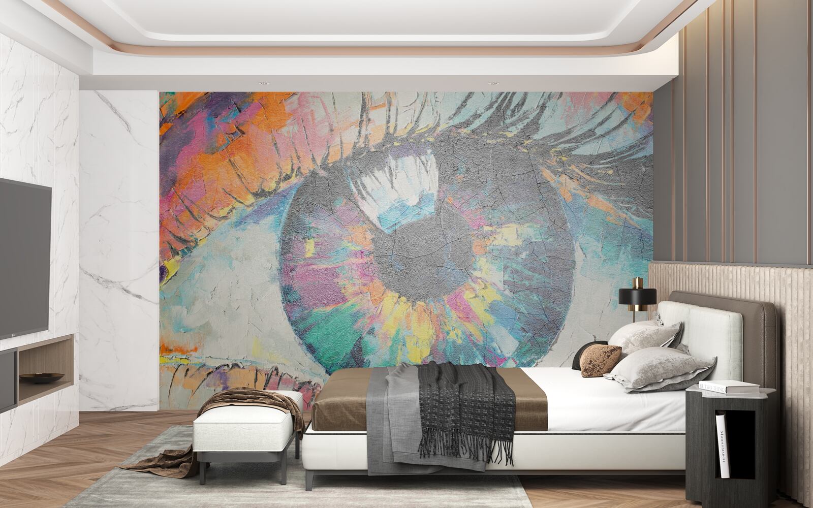 Fototapeta zbliżenie źrenicy oka