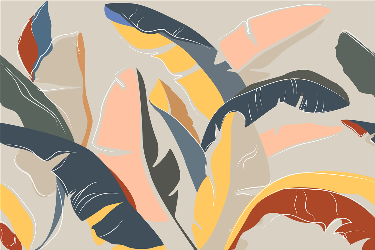 Fototapeta wysokie i bogate liście paproci