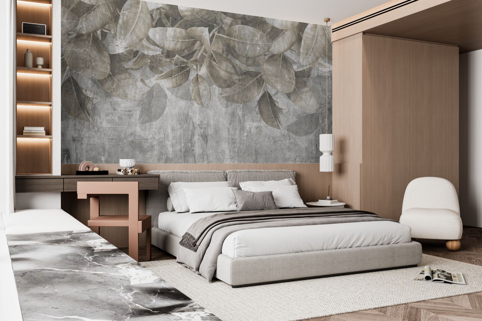 Fototapeta liście eukaliptusa opadają na ziemię