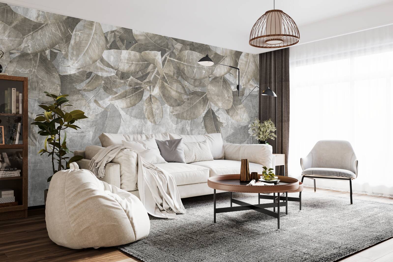 Fototapeta liście eukaliptusa opadają na ziemię