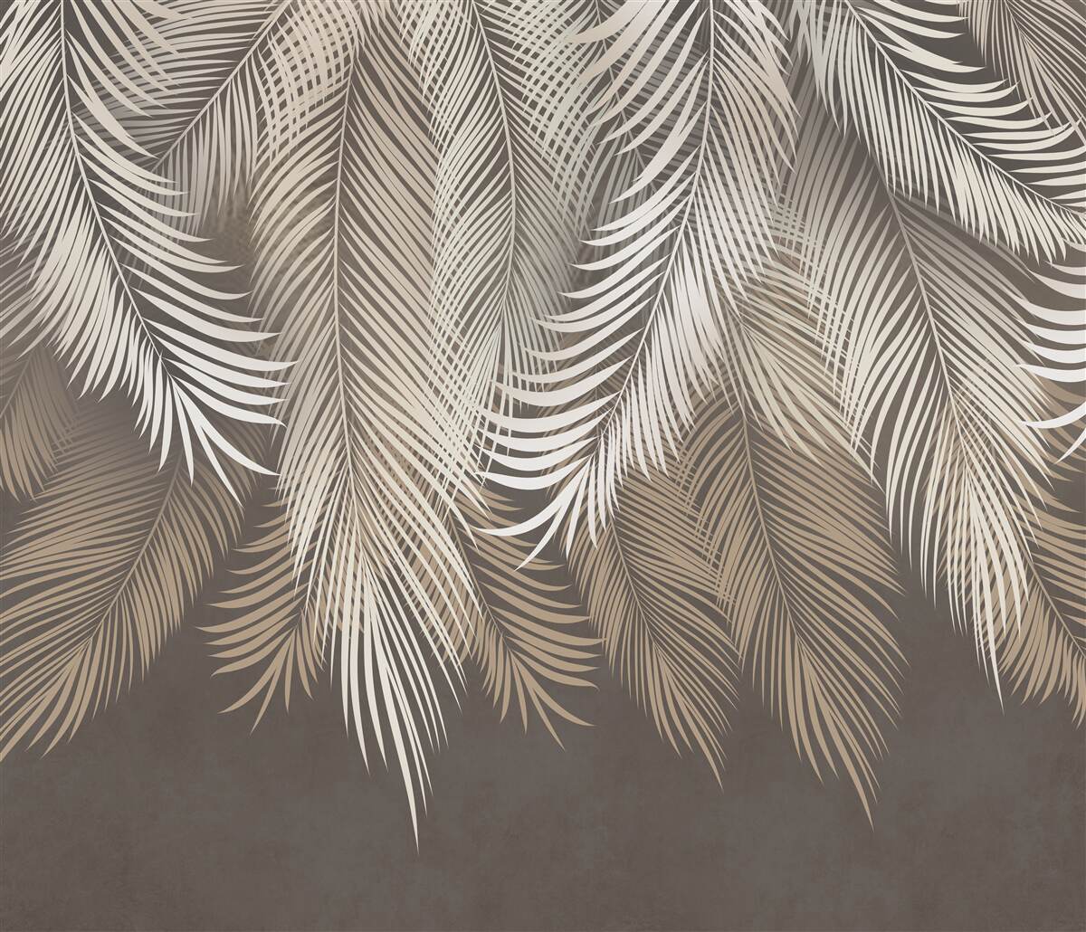 Fototapeta liście paproci, wydłużone