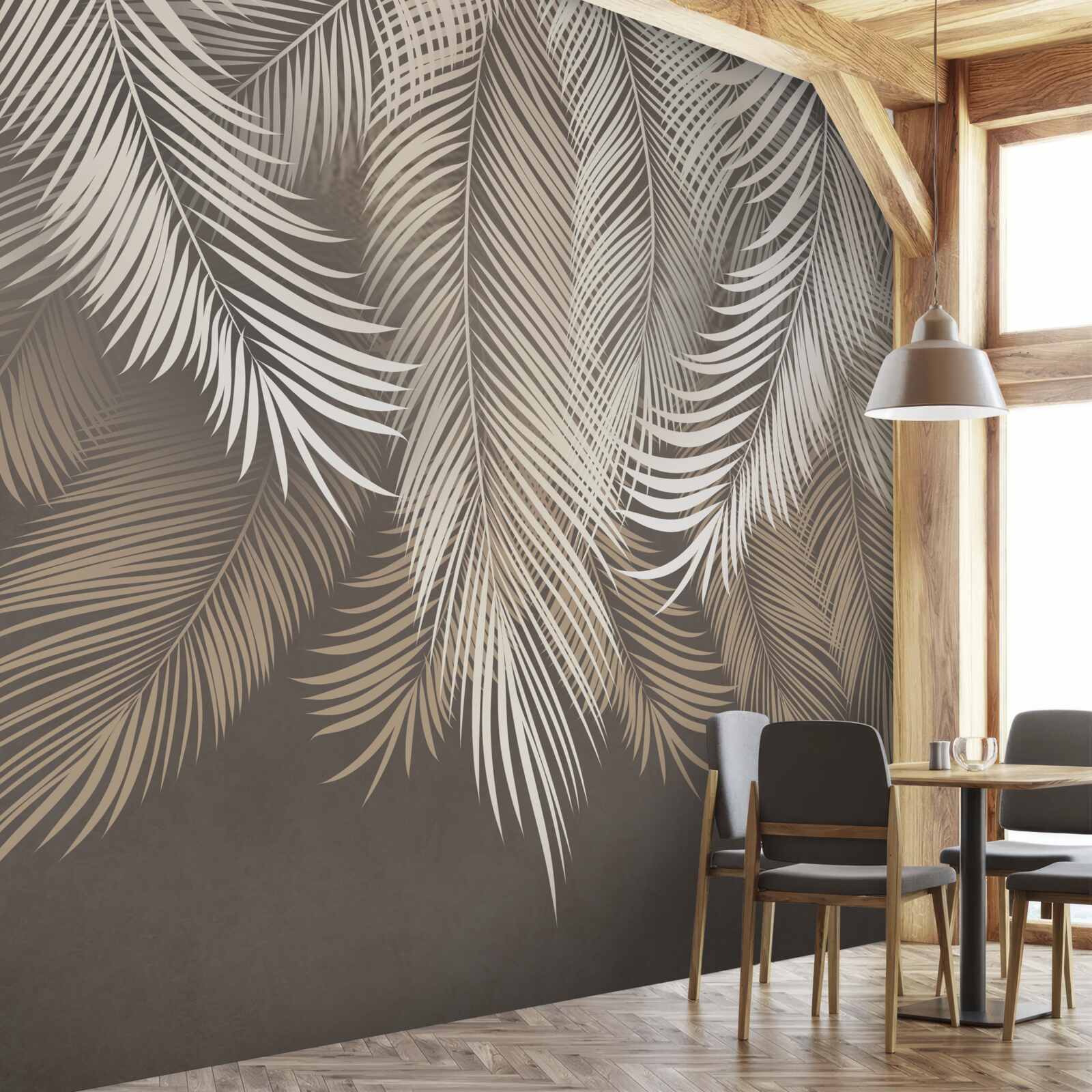 Fototapeta liście paproci, wydłużone