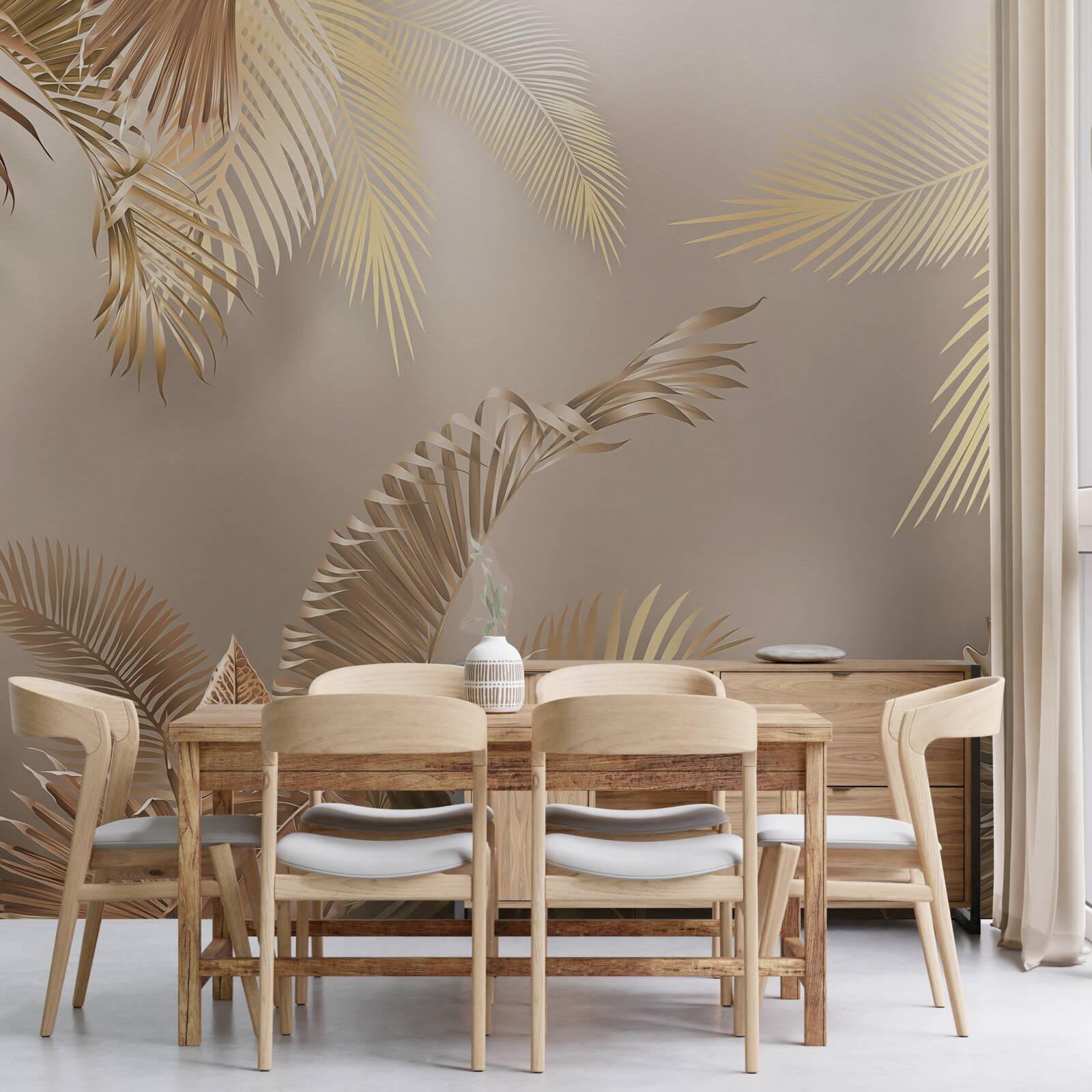 Fototapeta liście paproci o dużej objętości