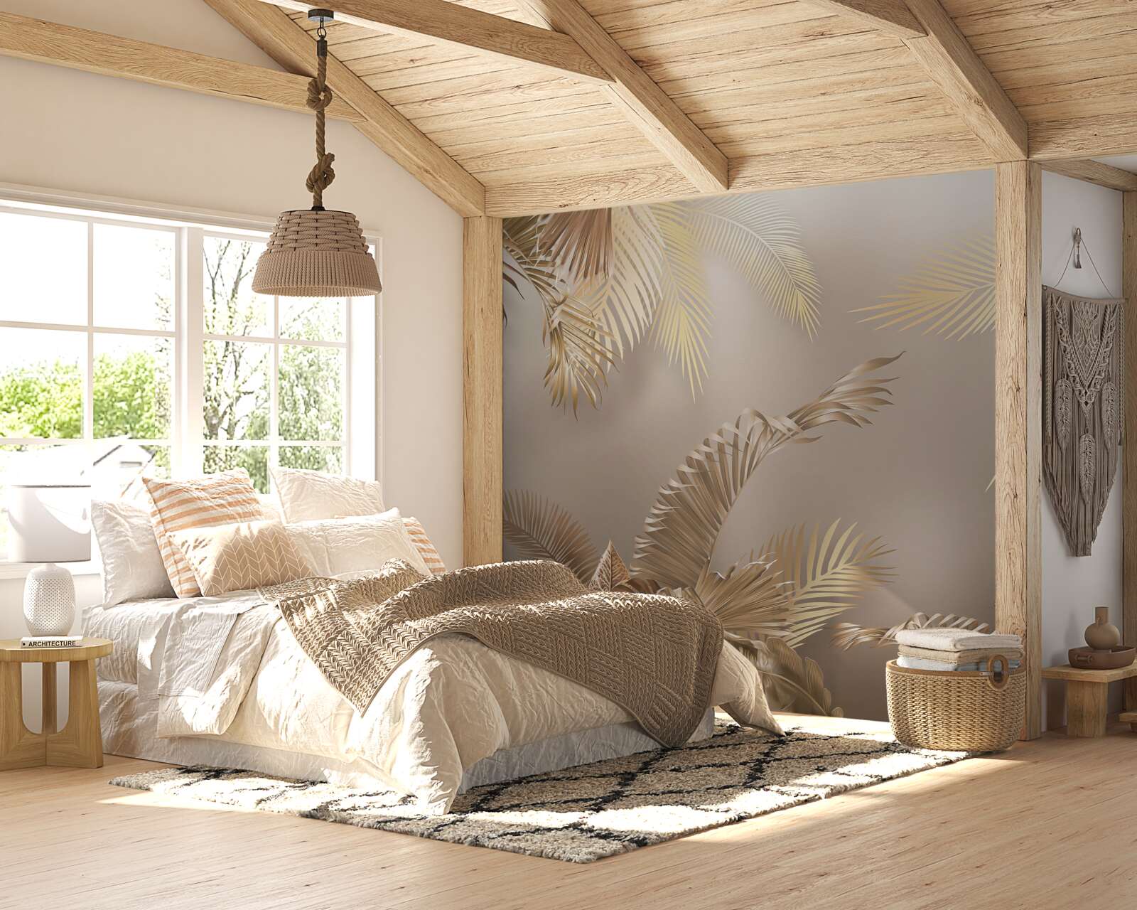 Fototapeta liście paproci o dużej objętości