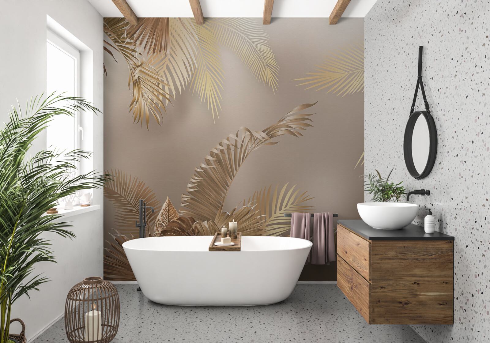 Fototapeta liście paproci o dużej objętości