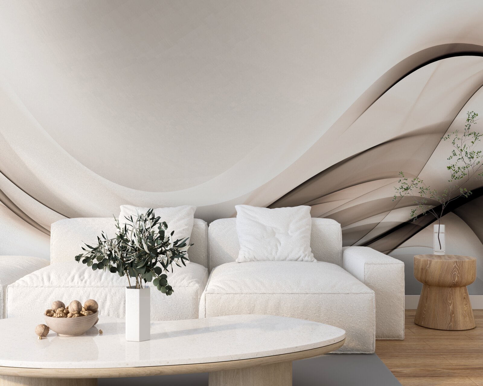 Fototapeta gładkie krzywizny jedwabiu