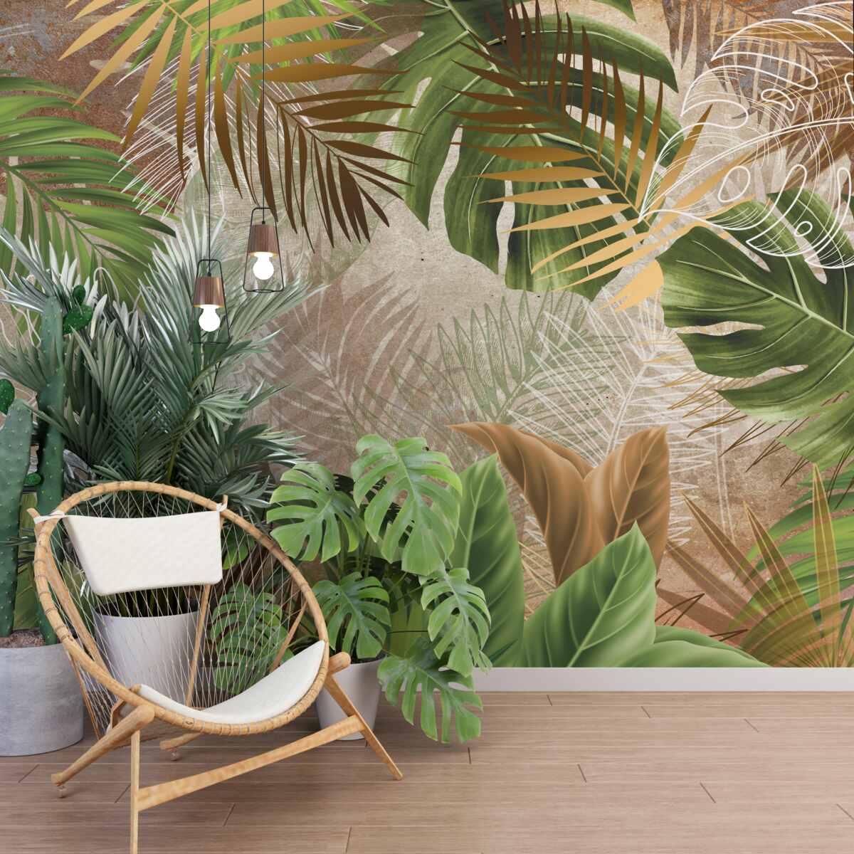 Fototapeta duże blaszki liściowe lasów tropikalnych