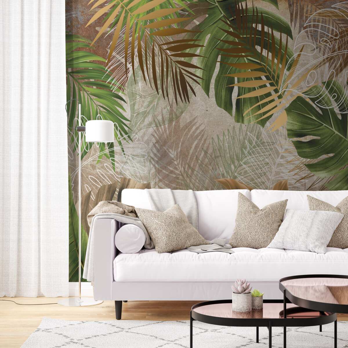 Fototapeta duże blaszki liściowe lasów tropikalnych