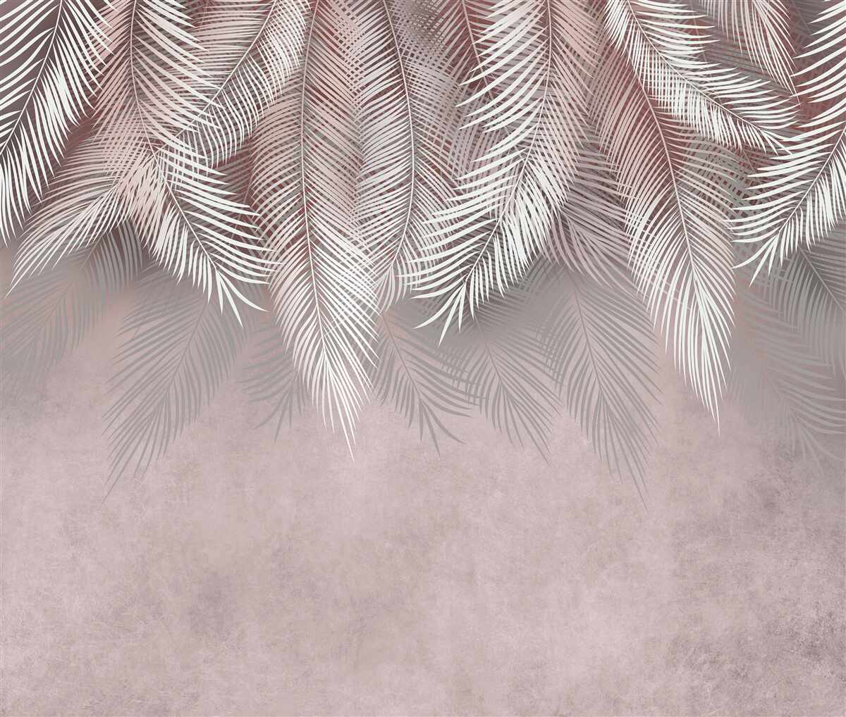 Fototapeta lekkie paprocie zwisają