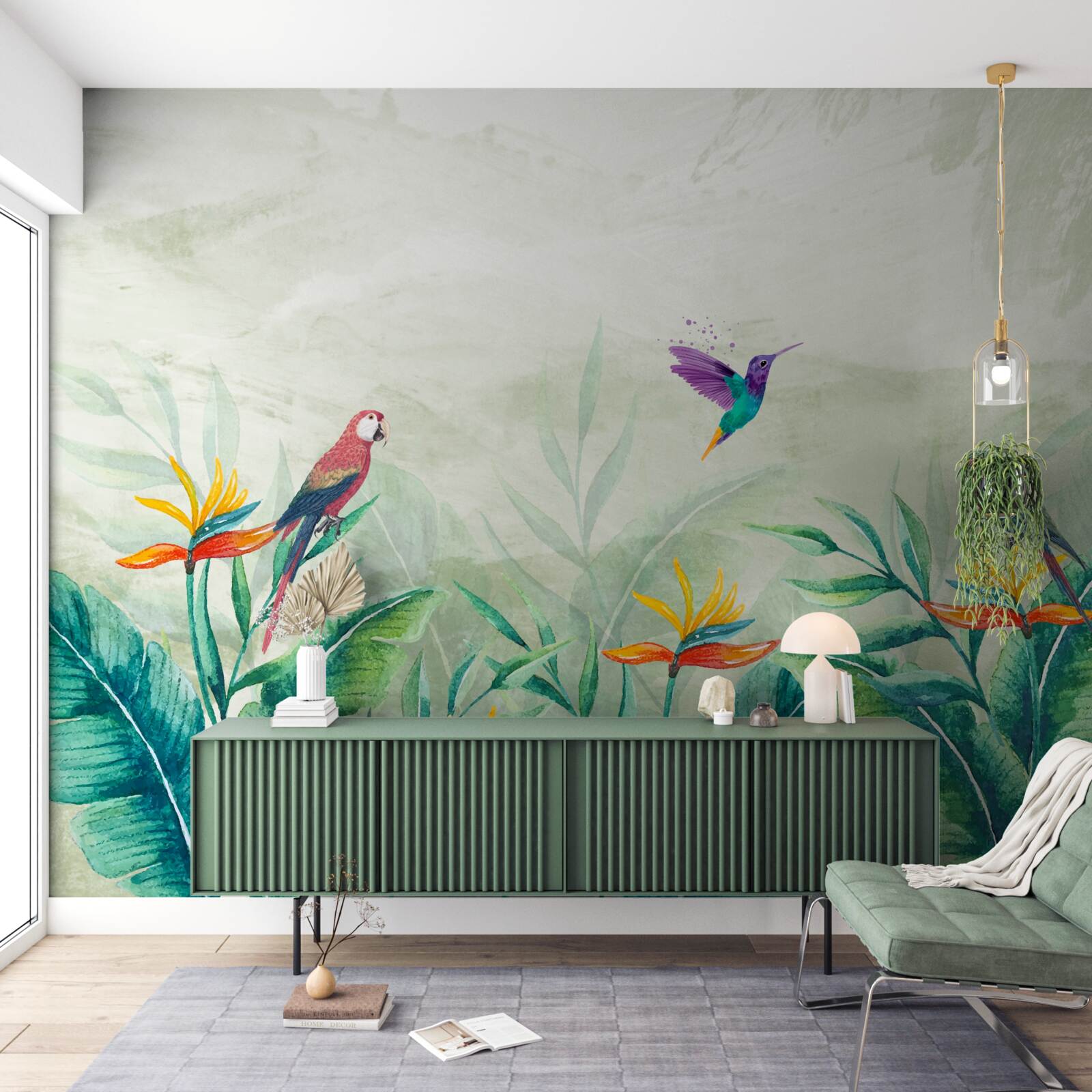 Fototapeta ptaki cieszą się o poranku