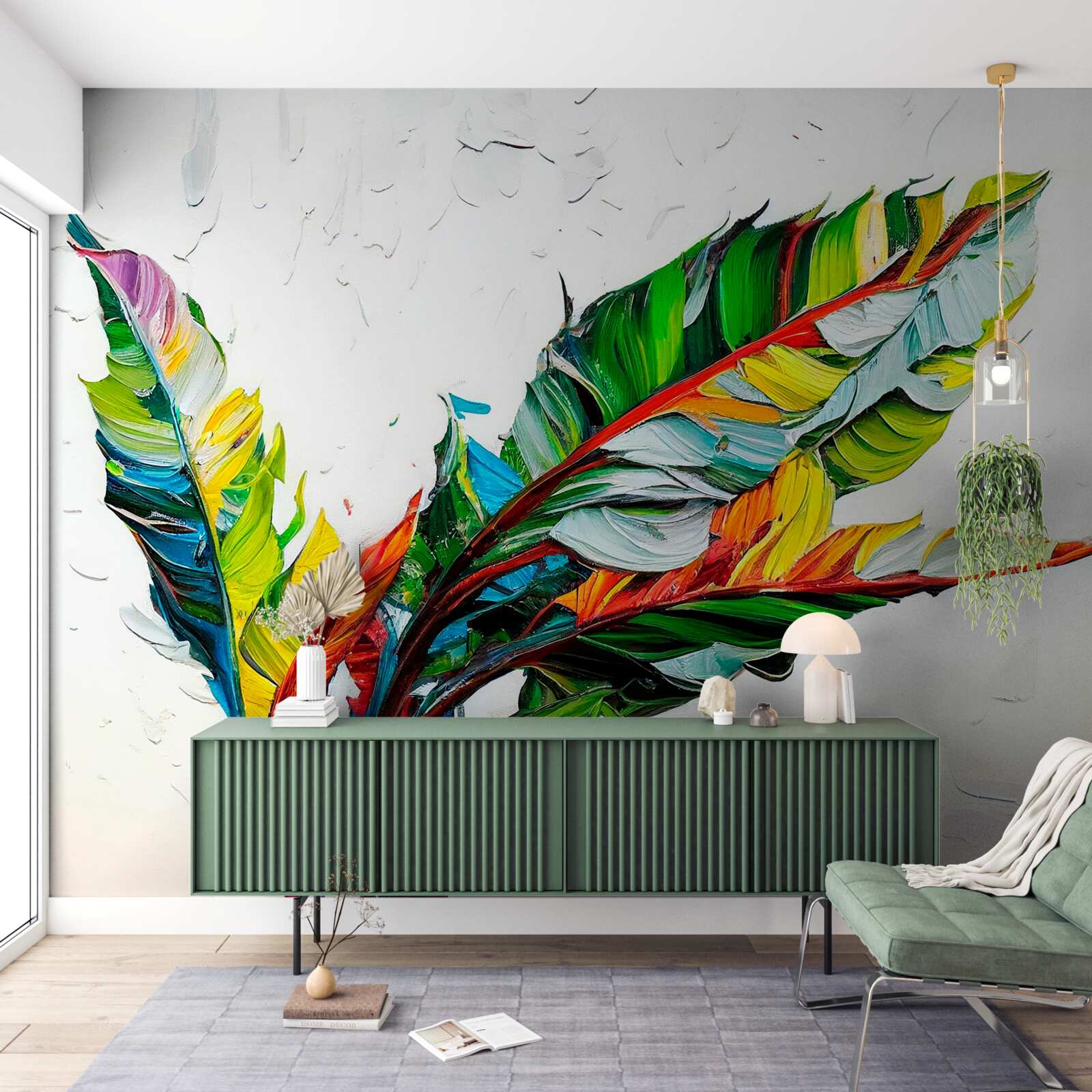 Fototapeta arkusze pomalowane na jasne kolory