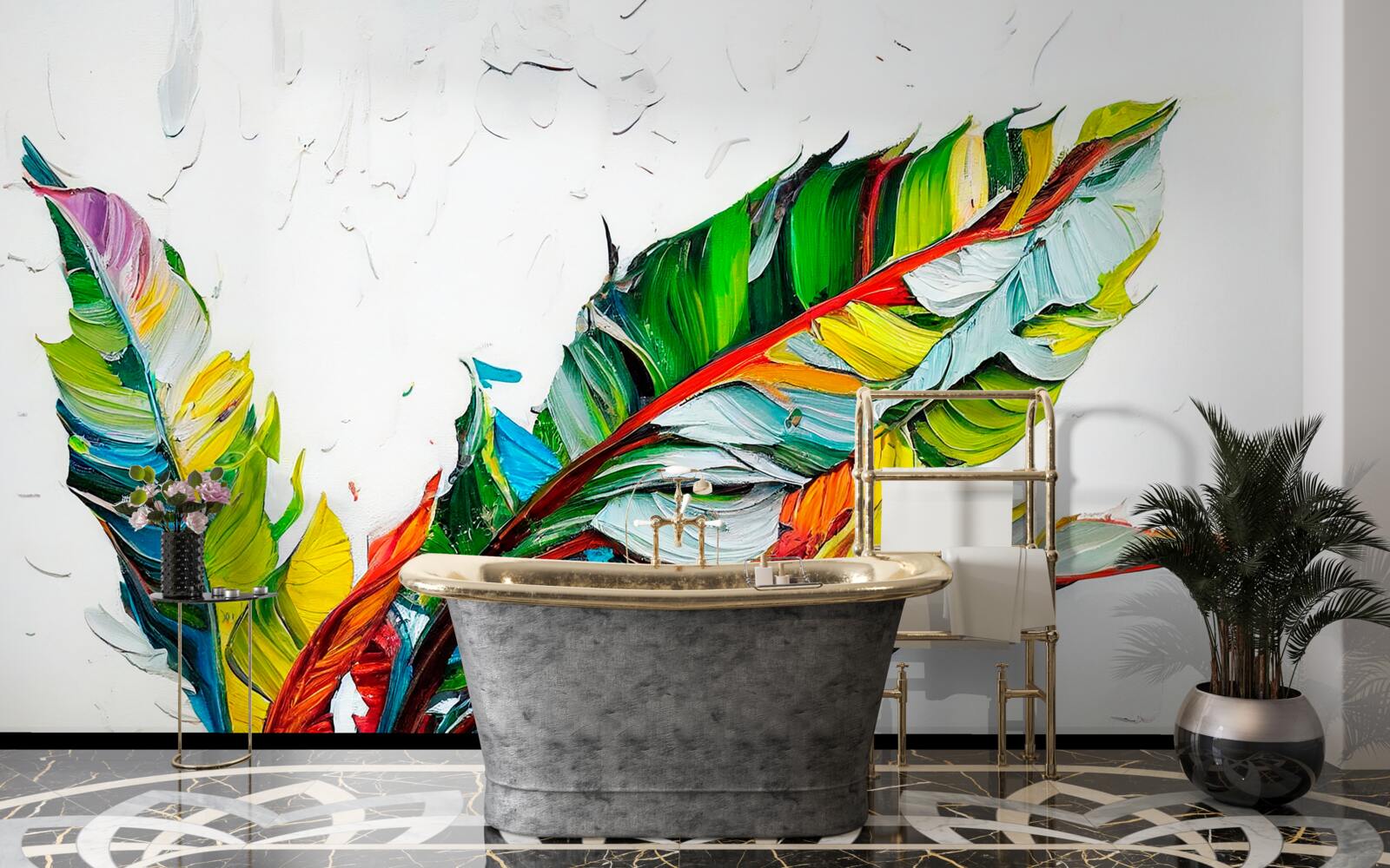 Fototapeta arkusze pomalowane na jasne kolory