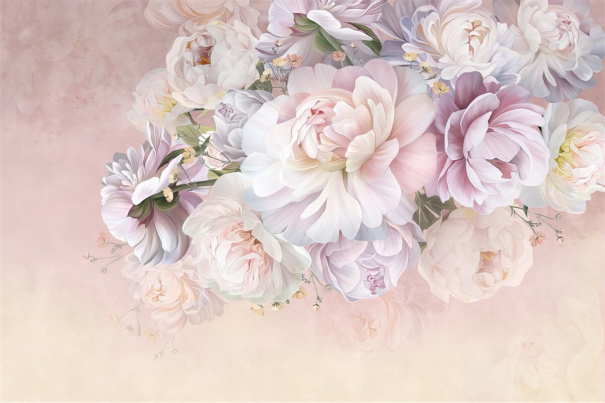 Fototapeta elegancka kompozycja wiosennych kwiatów