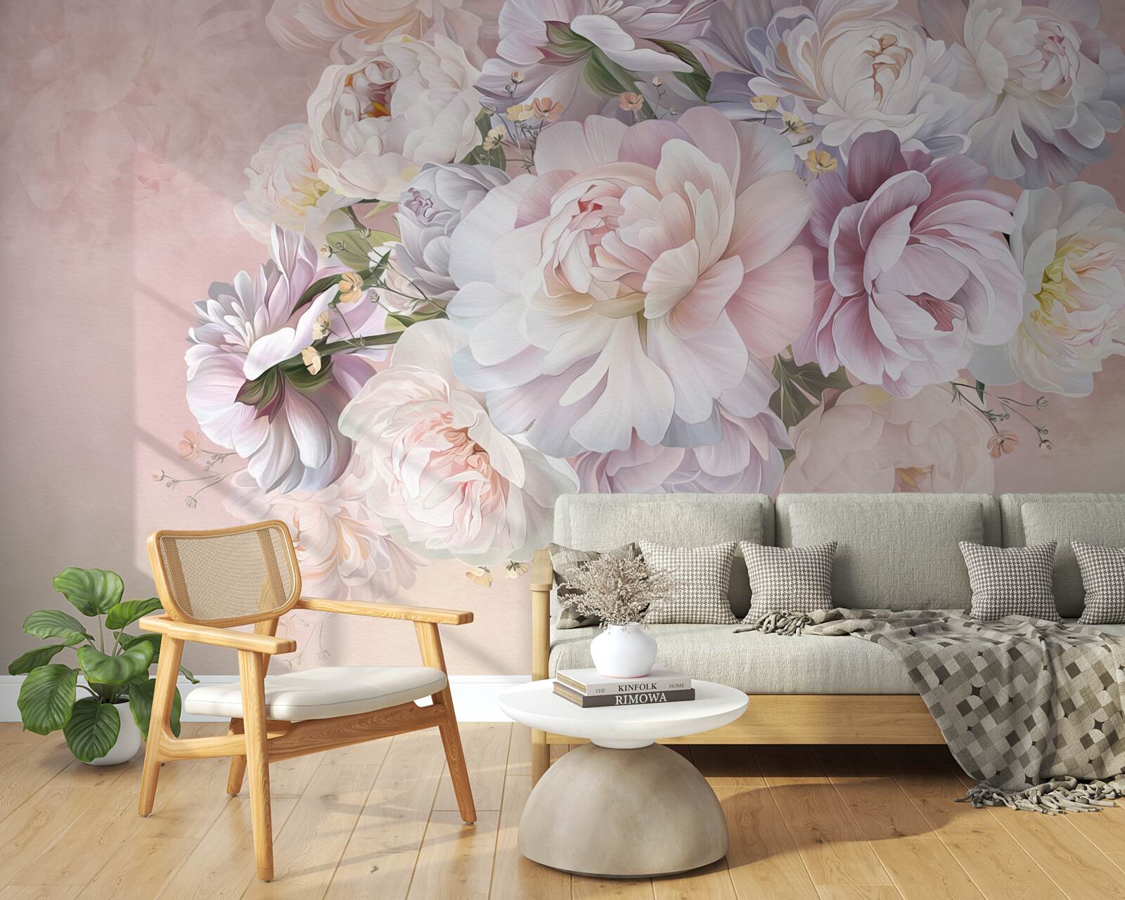 Fototapeta elegancka kompozycja wiosennych kwiatów