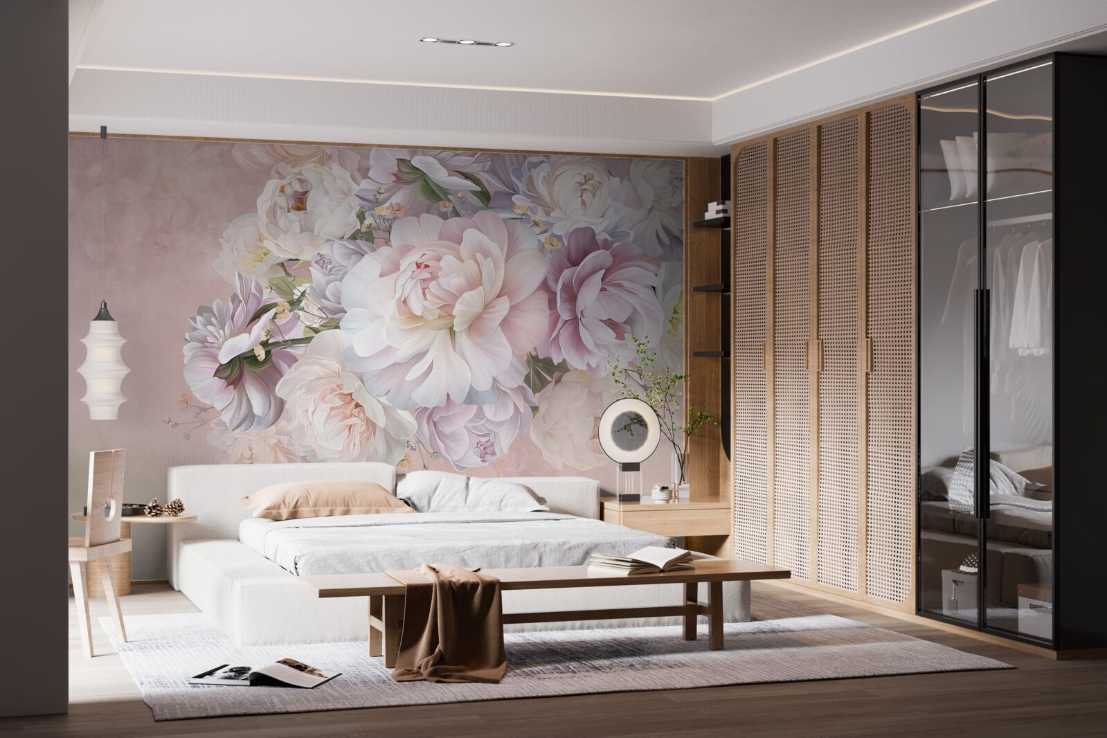 Fototapeta elegancka kompozycja wiosennych kwiatów