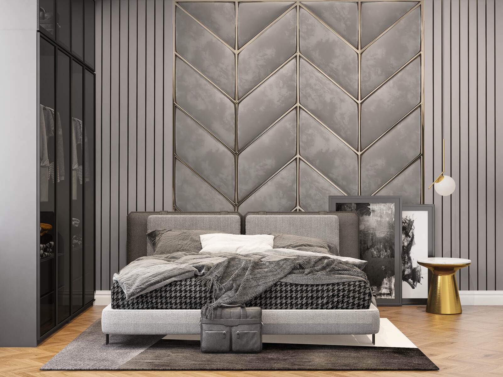 Fototapeta szaro-złota konsystencja