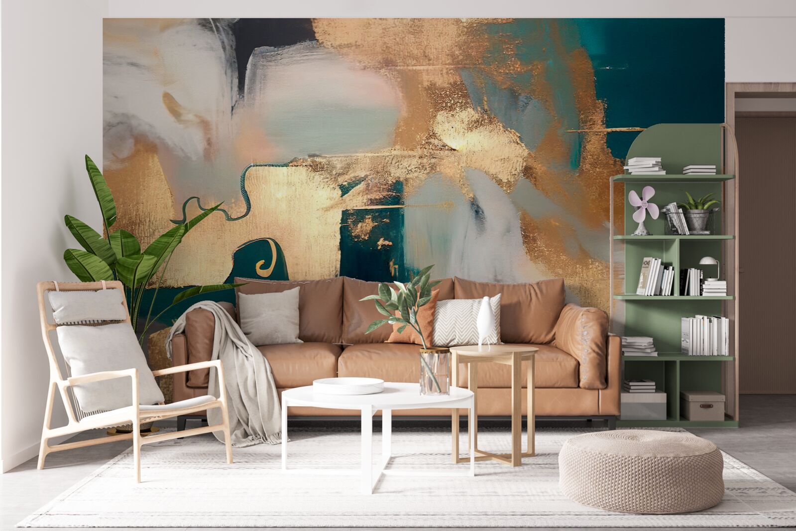 Fototapeta rozmazane złoto na szarym marmurze