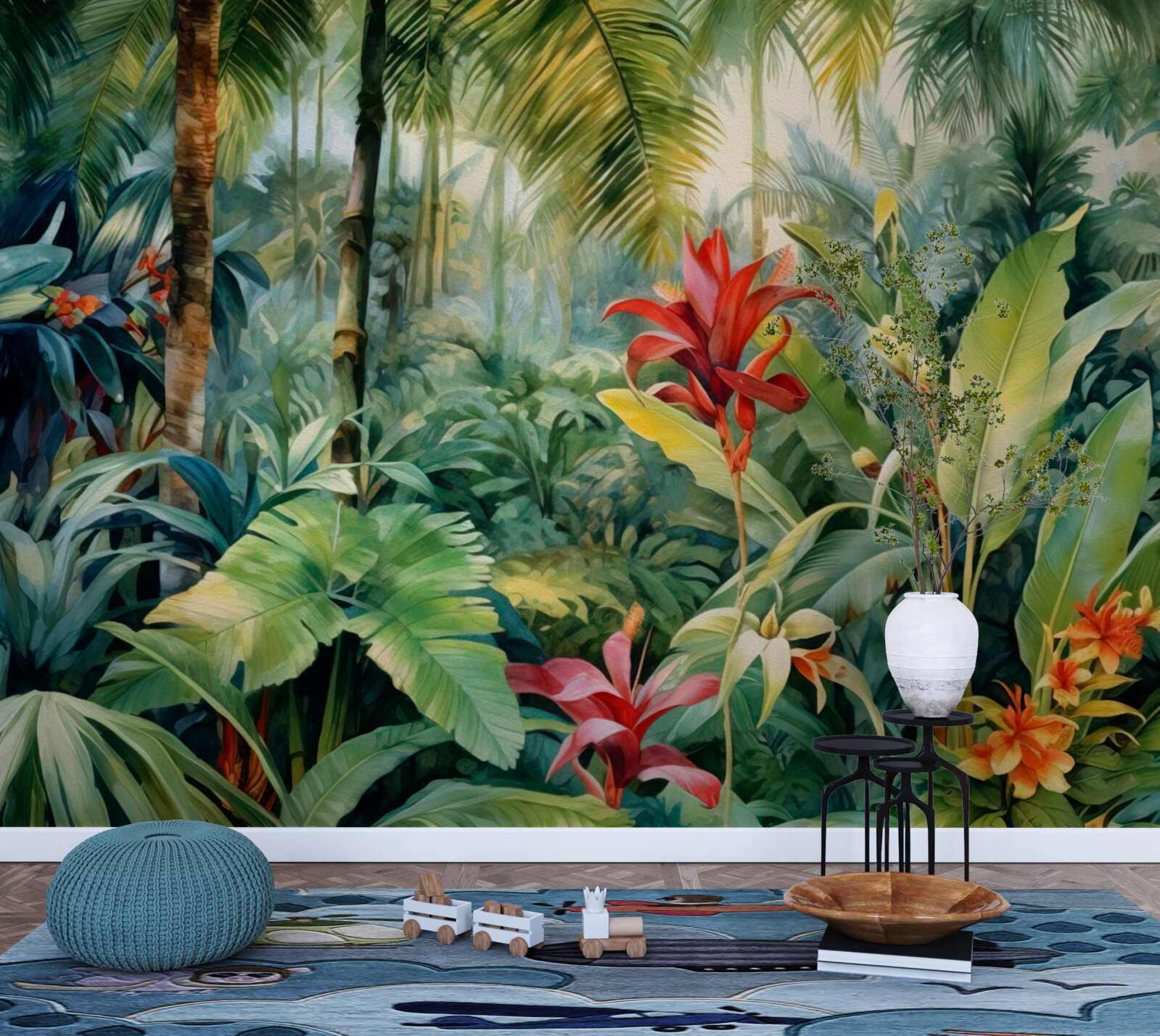 Fototapeta niesamowita różnorodność tropikalnej flory