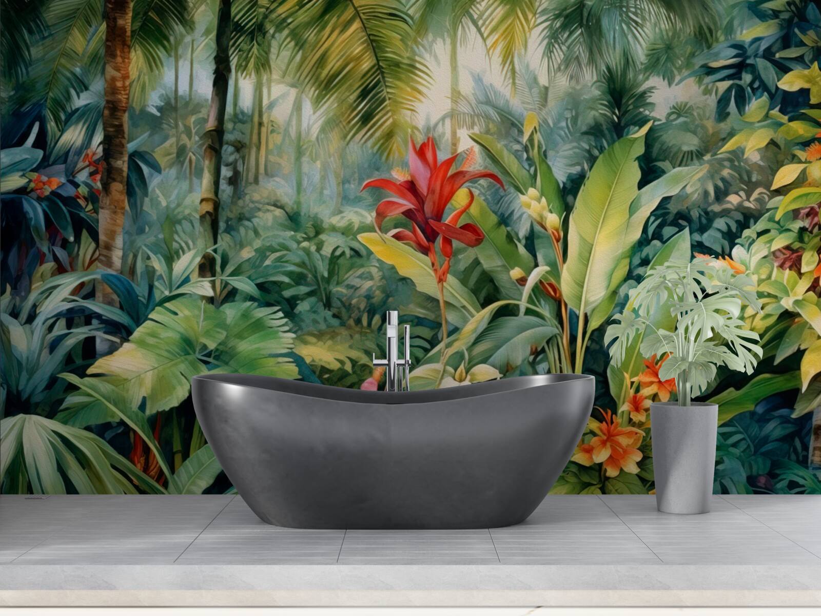 Fototapeta niesamowita różnorodność tropikalnej flory